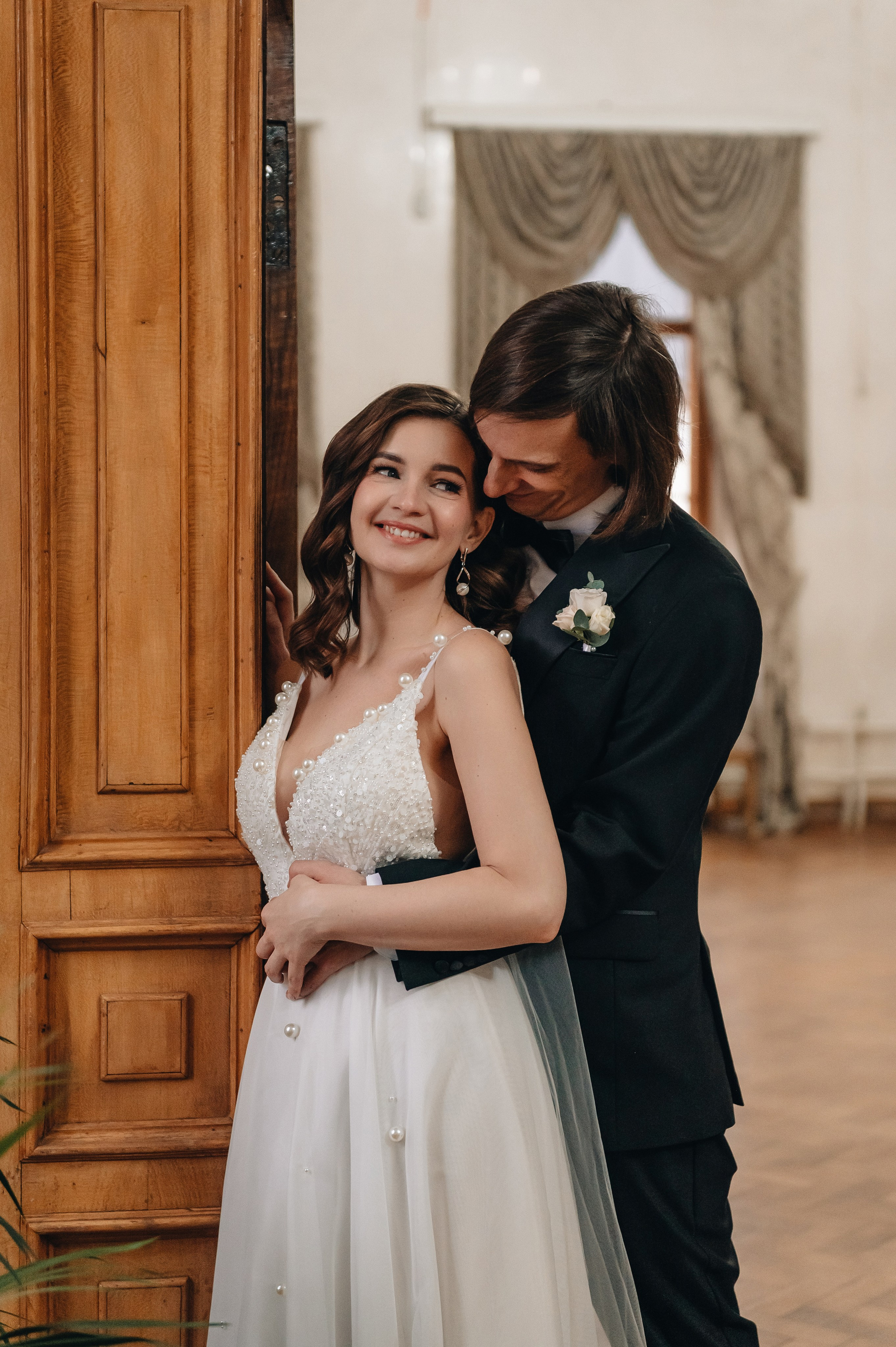 Свадебная фотосессия в библиотеке им. Пушкина. Портретный фотограф Москва Светлана Кашура