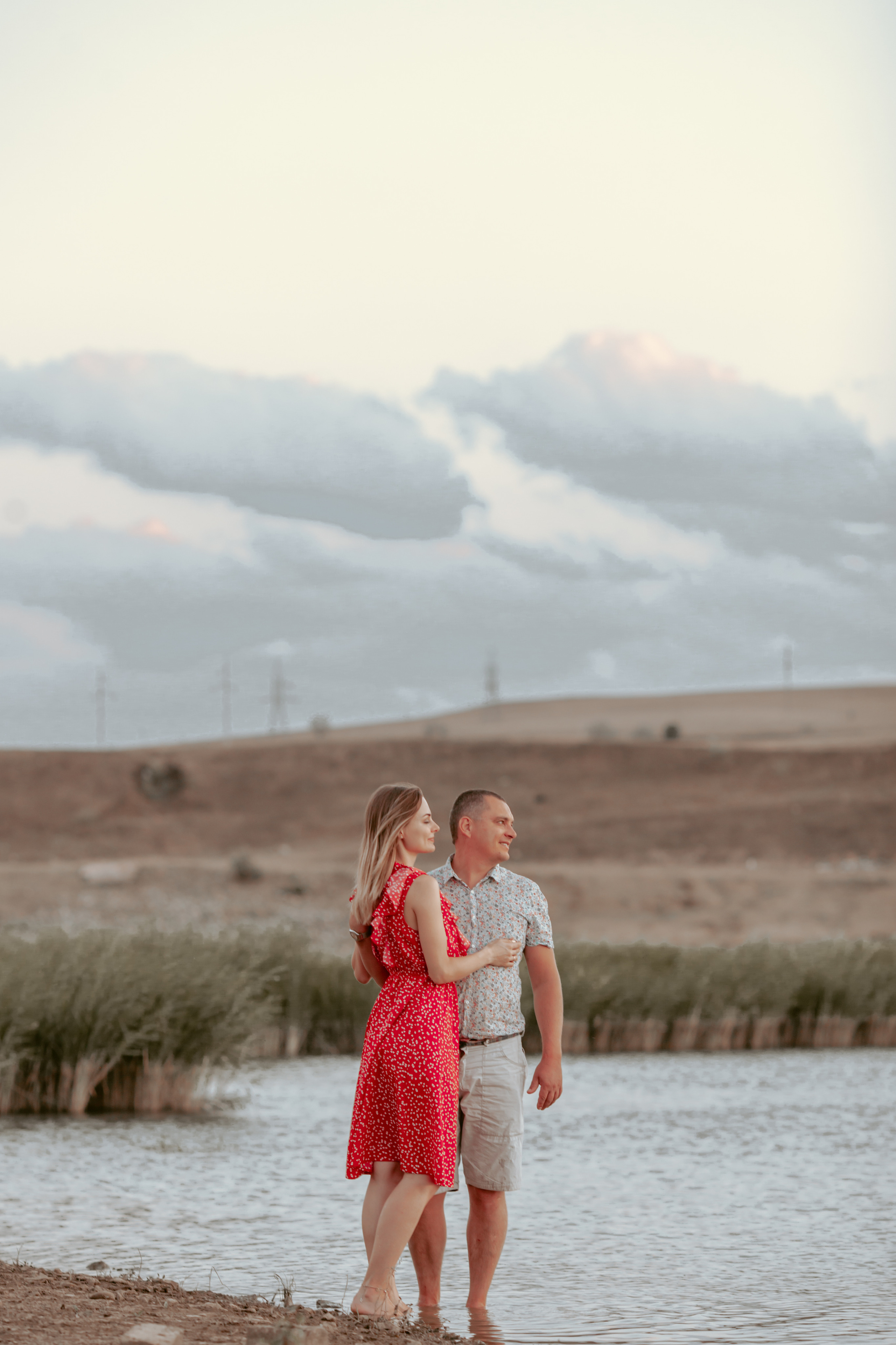 Love story на берегу водохранилища. Фотограф Ставрополь Пятигорск Елизавета Дарина