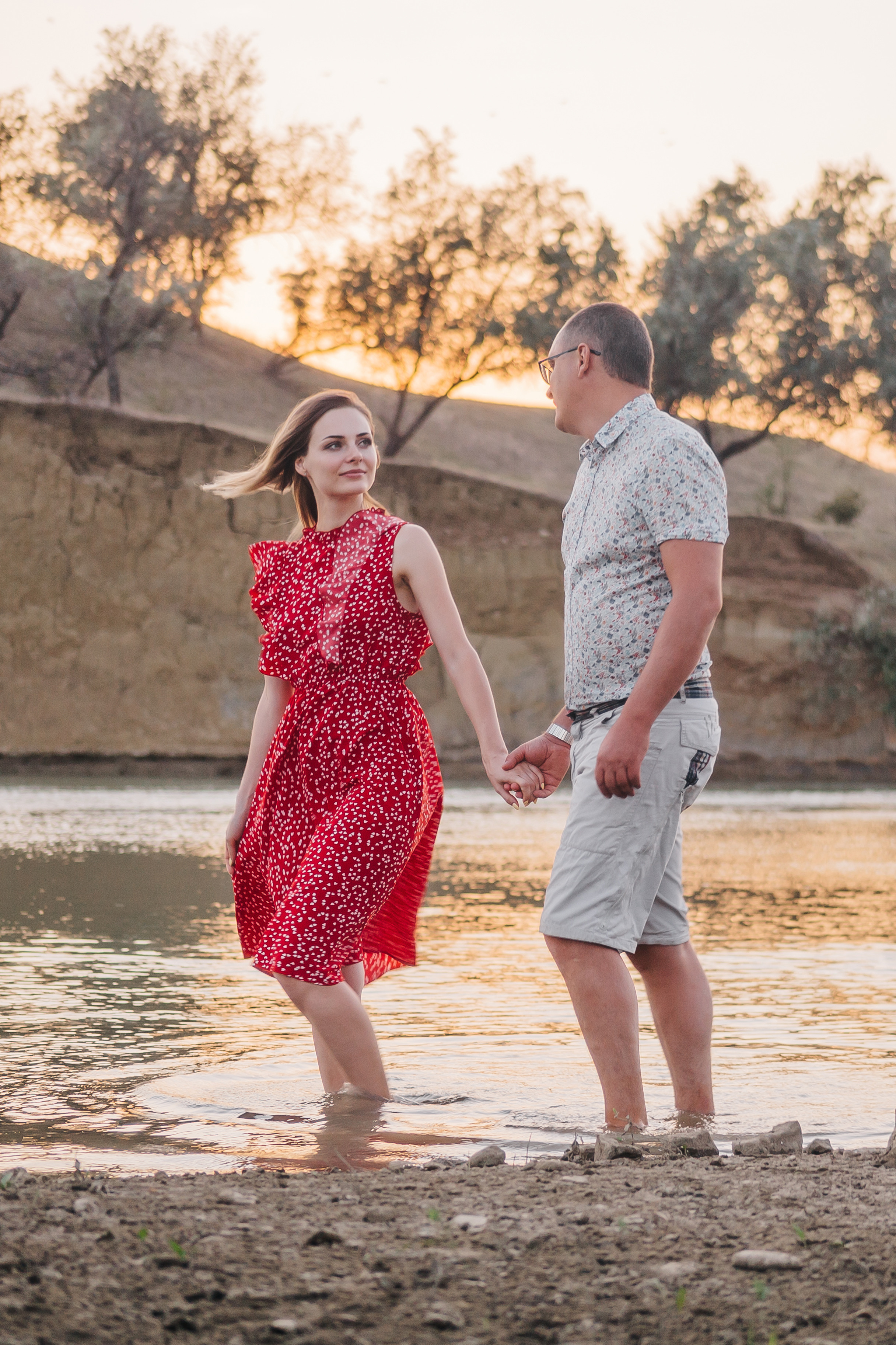 Love story на берегу водохранилища. Фотограф Ставрополь Пятигорск Елизавета Дарина