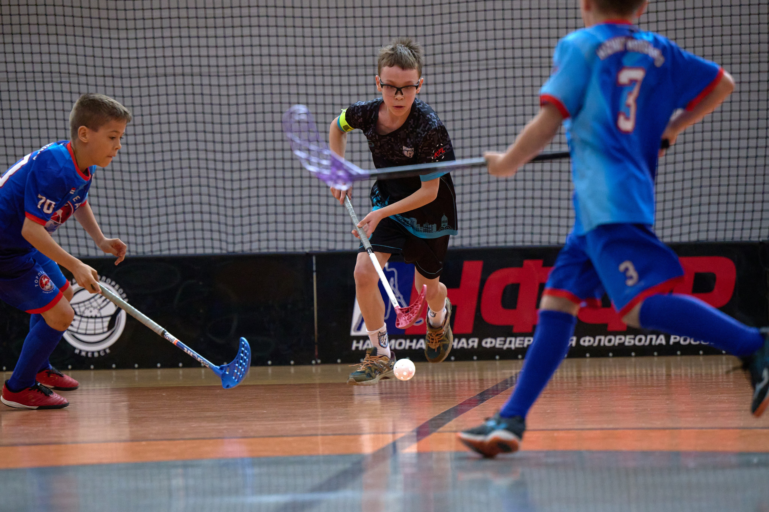 Турнир по флорболу 2025 Ника в Ижевске. Спортивный репортажный фотограф в Ижевске Сергей Мерзляков