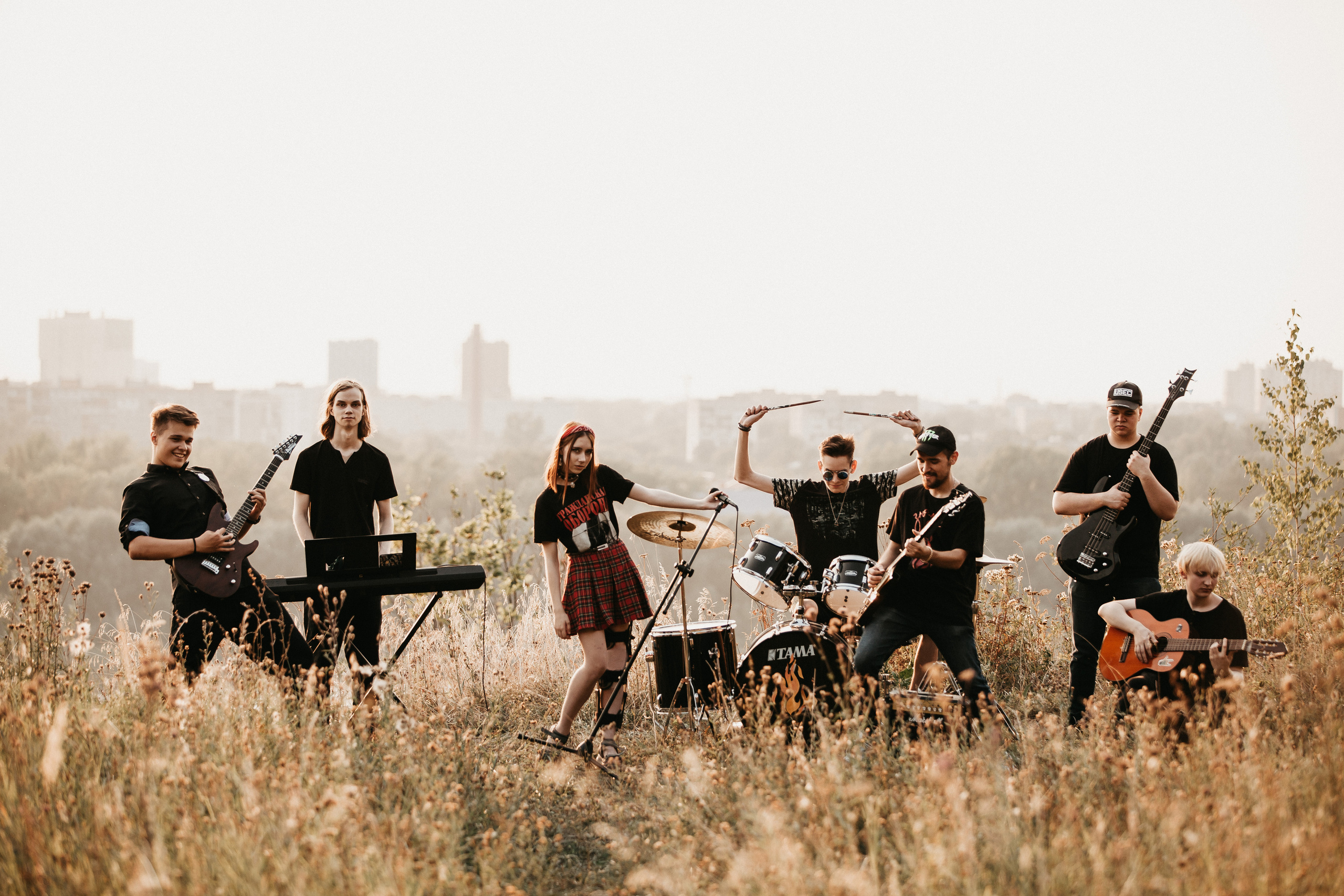 фотосессия для рок-группы