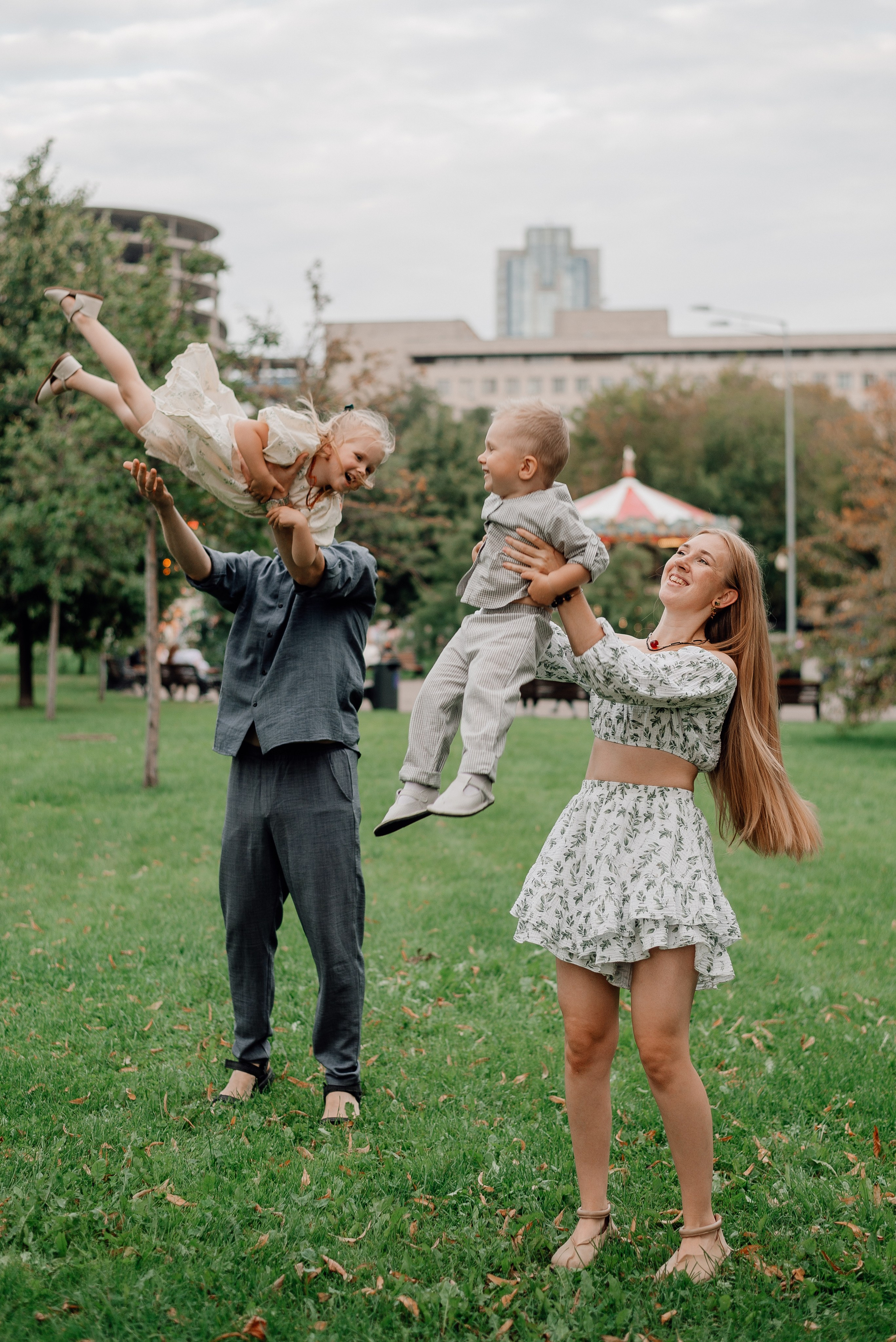 Выскубовы, Парк Горького. Семейный и детский фотограф Иваново Ксения Азаренкова