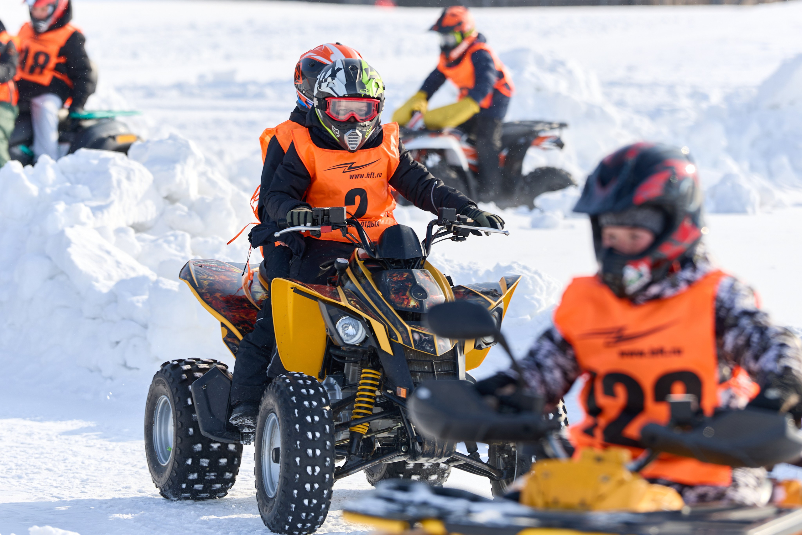 Топим Лёд — 2026. Соревнования на квадроциклах. Фотограф в Новосибирске Алена Скокова
