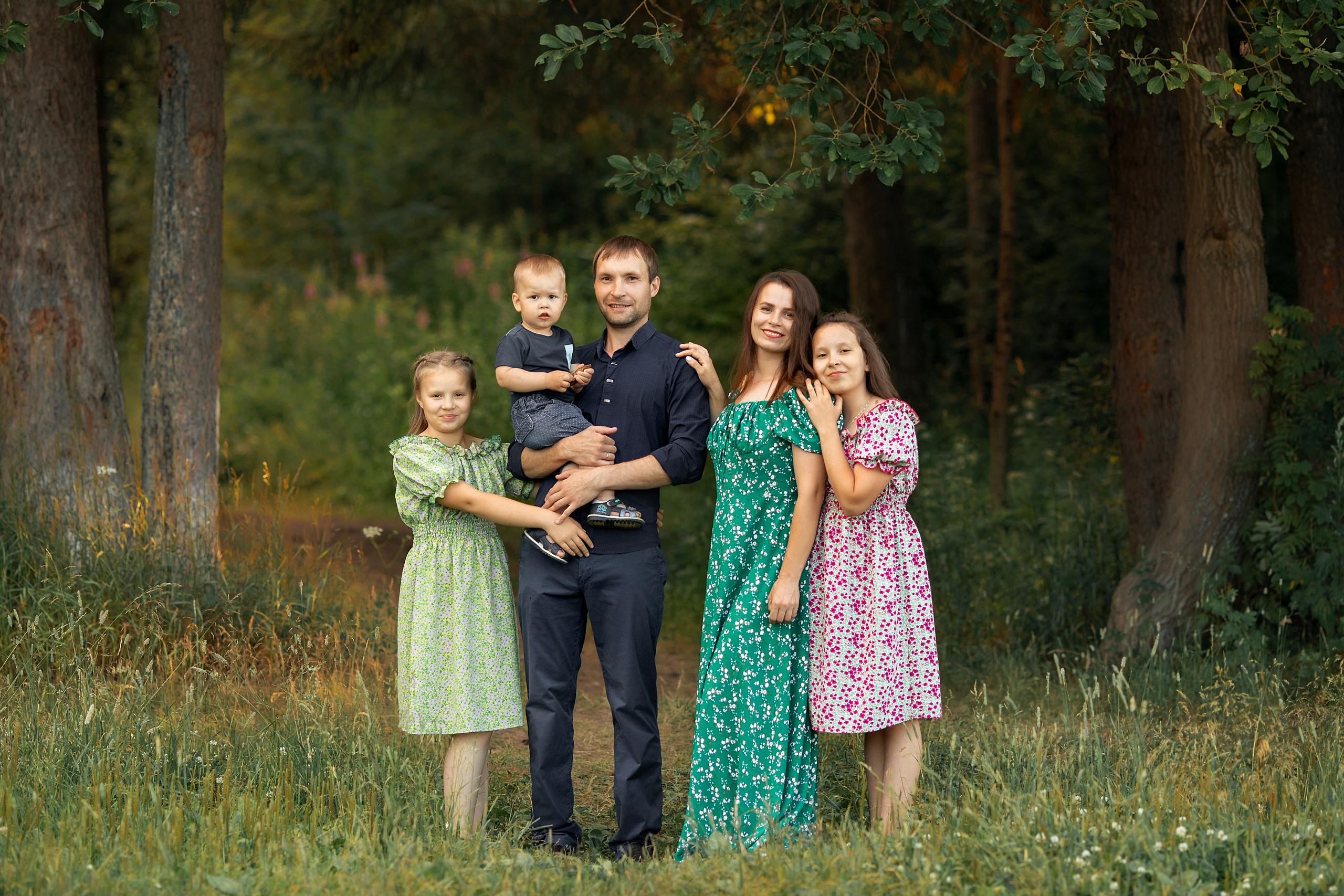 Елена с семьей. Женский и семейный фотограф в Перми Шиляева Анастасия