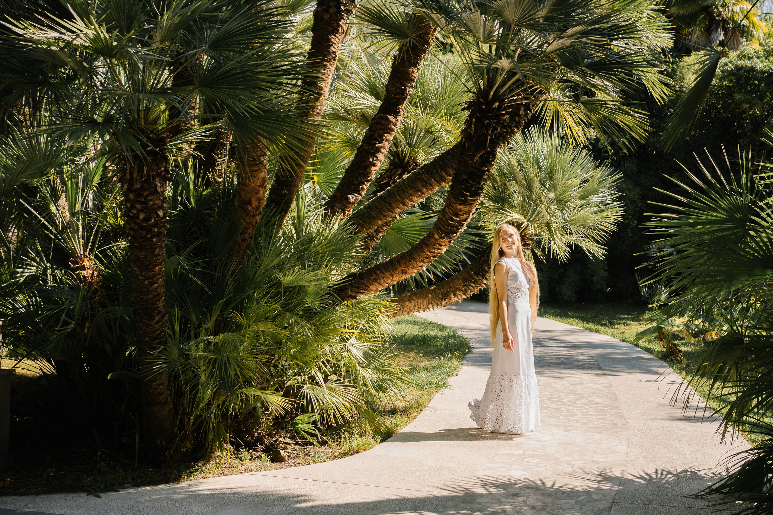 Фотосессия в дендрарии. Фотограф в Сочи Тиунова Маргарита и Тиунов Евгений