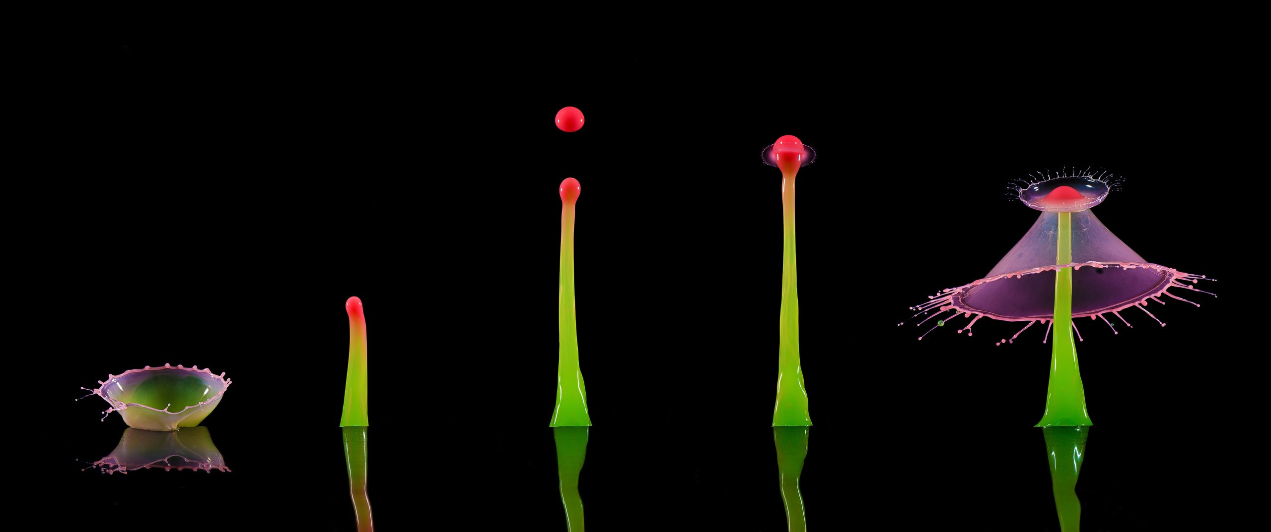 наглядная инструкция  как образуется капля