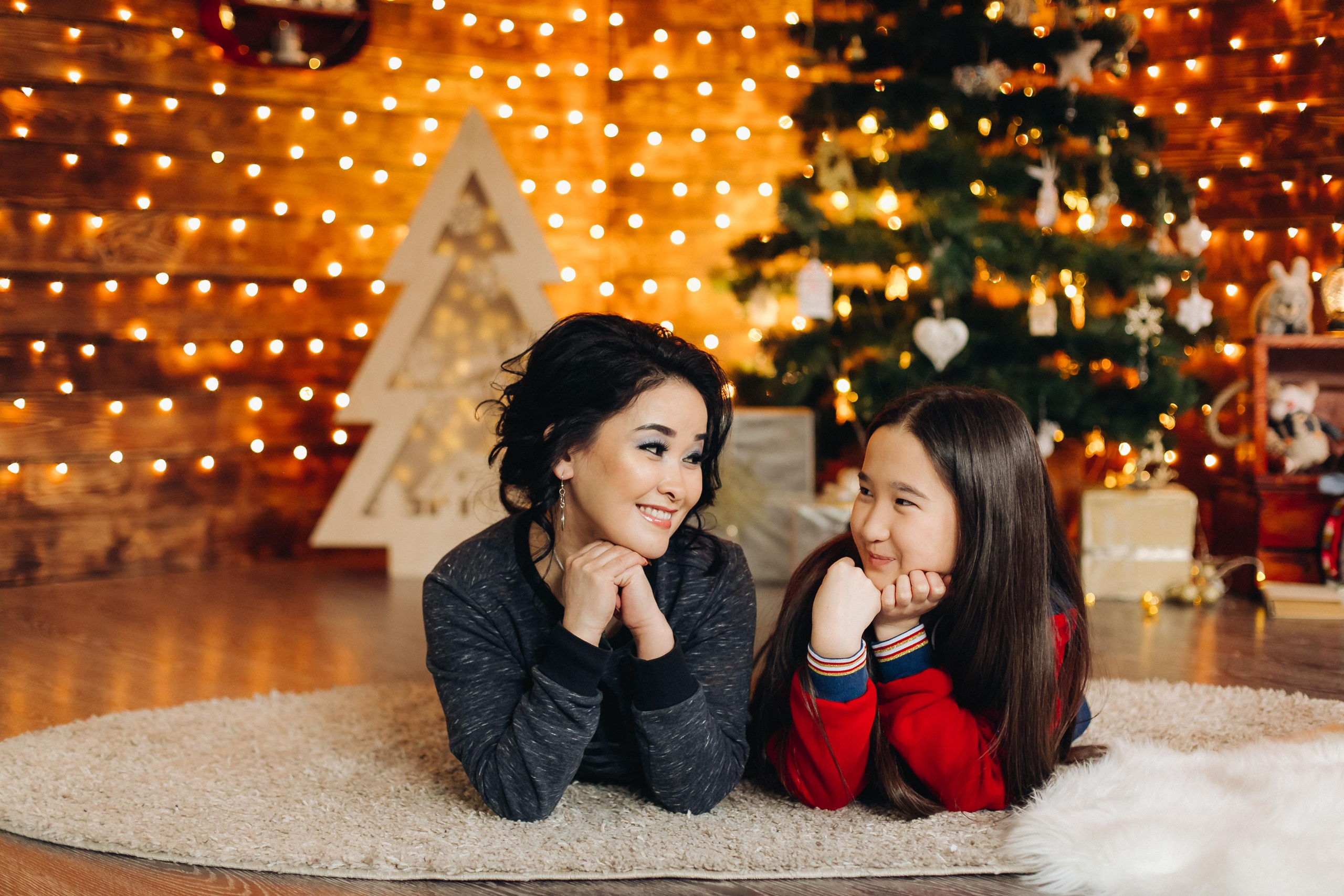Мама и дочка. Новогодняя фотосессия. Свадебный и семейный фотограф в Улан-Удэ