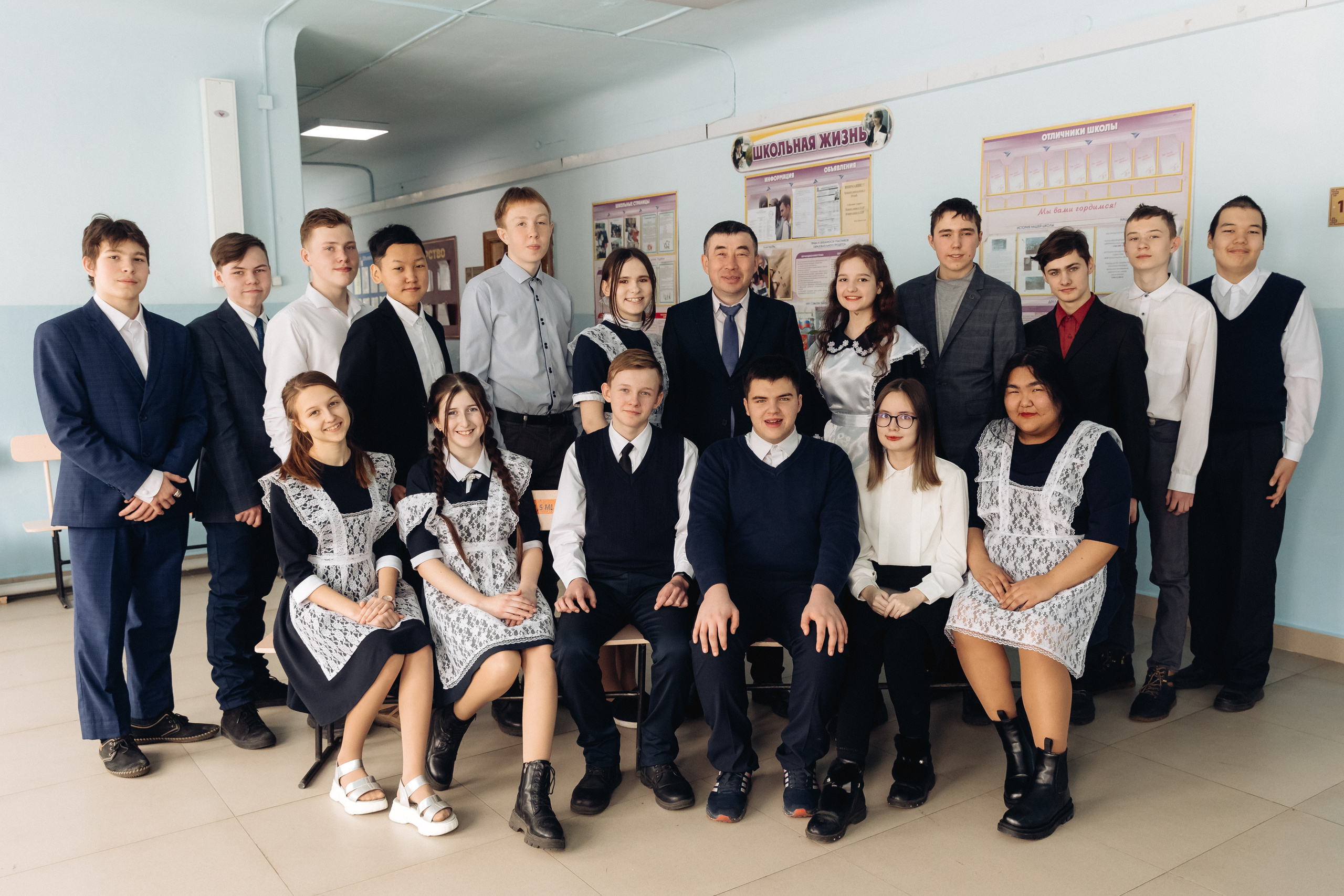 Репортажная фотосессия в школе. Свадебный и семейный фотограф в Улан-Удэ