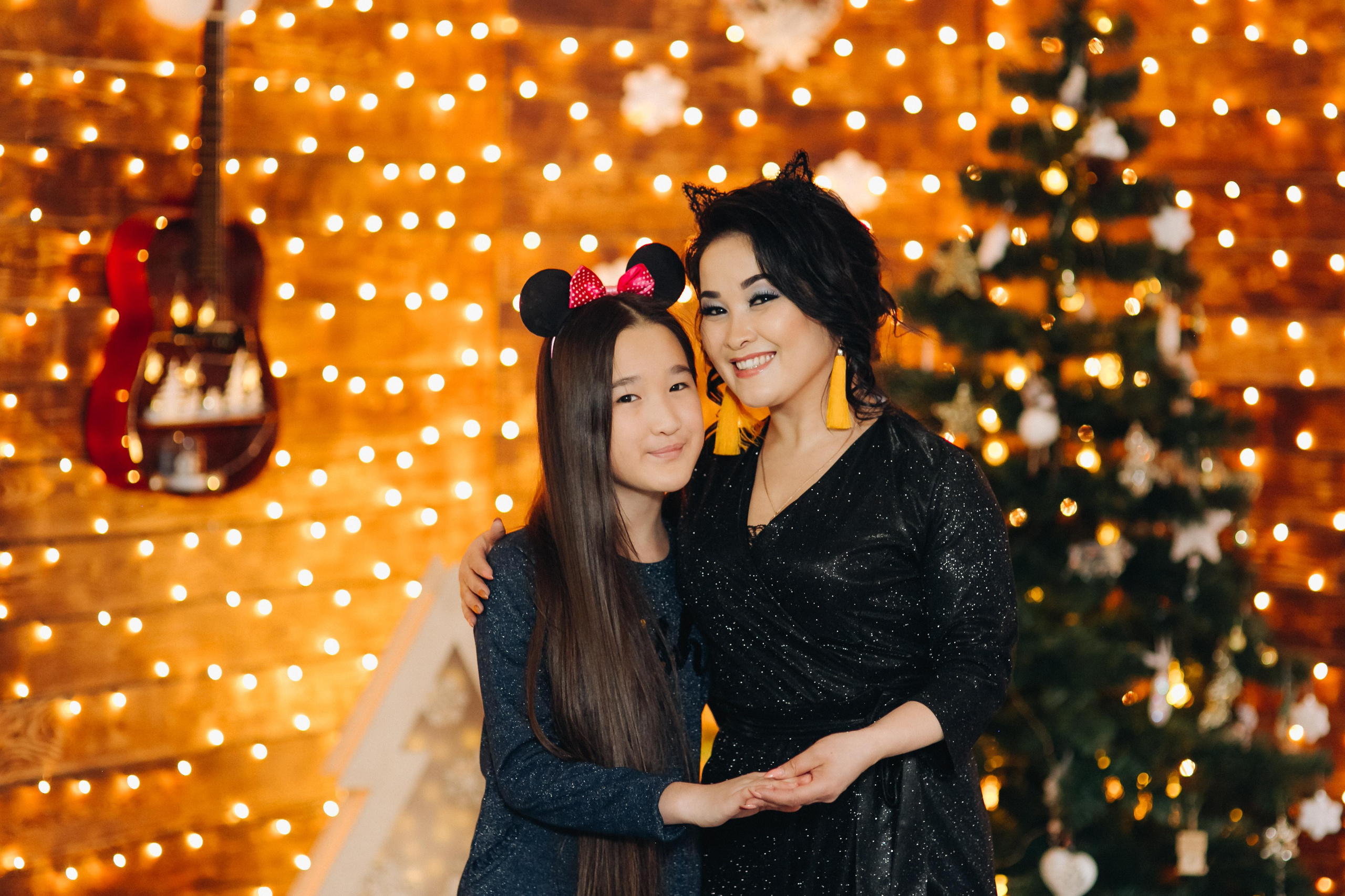 Мама и дочка. Новогодняя фотосессия. Свадебный и семейный фотограф в Улан-Удэ