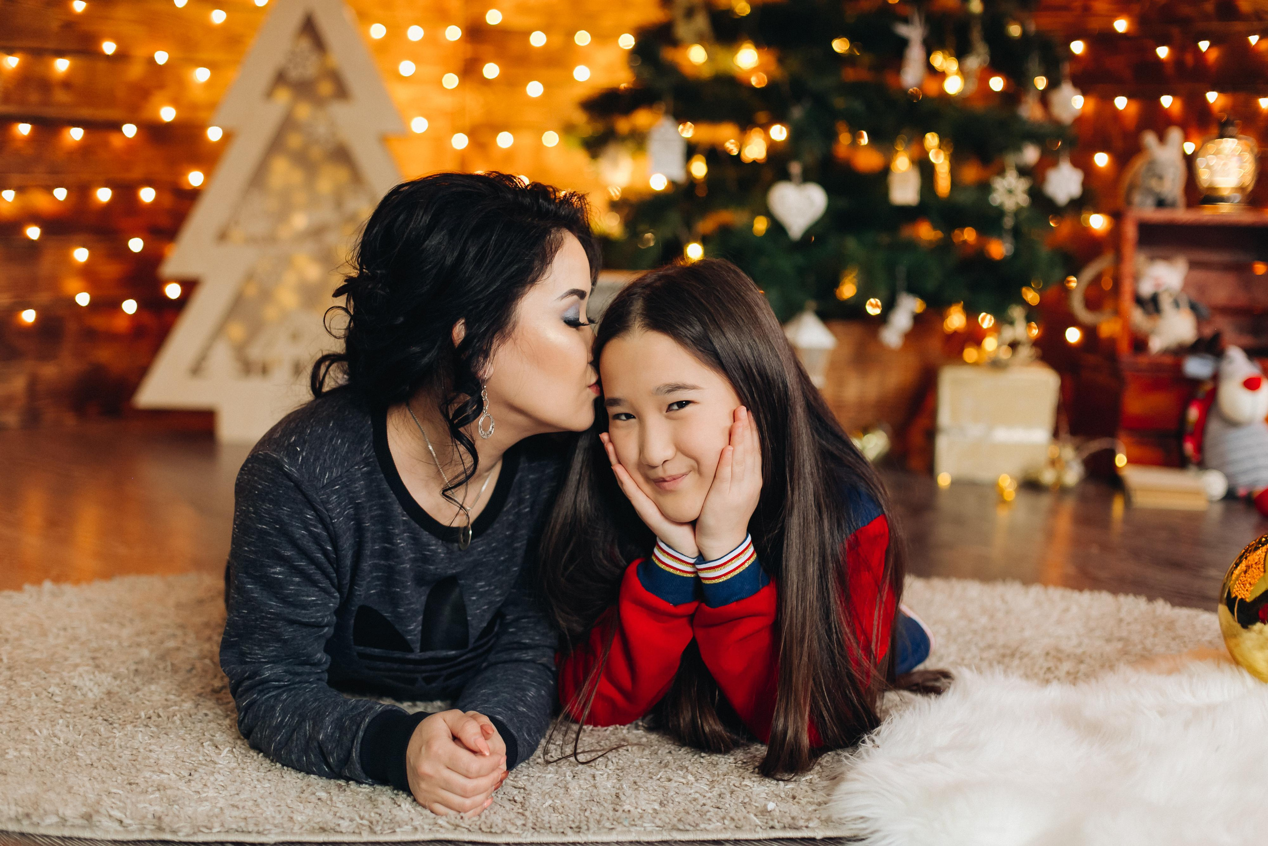 Мама и дочка. Новогодняя фотосессия. Свадебный и семейный фотограф в Улан-Удэ