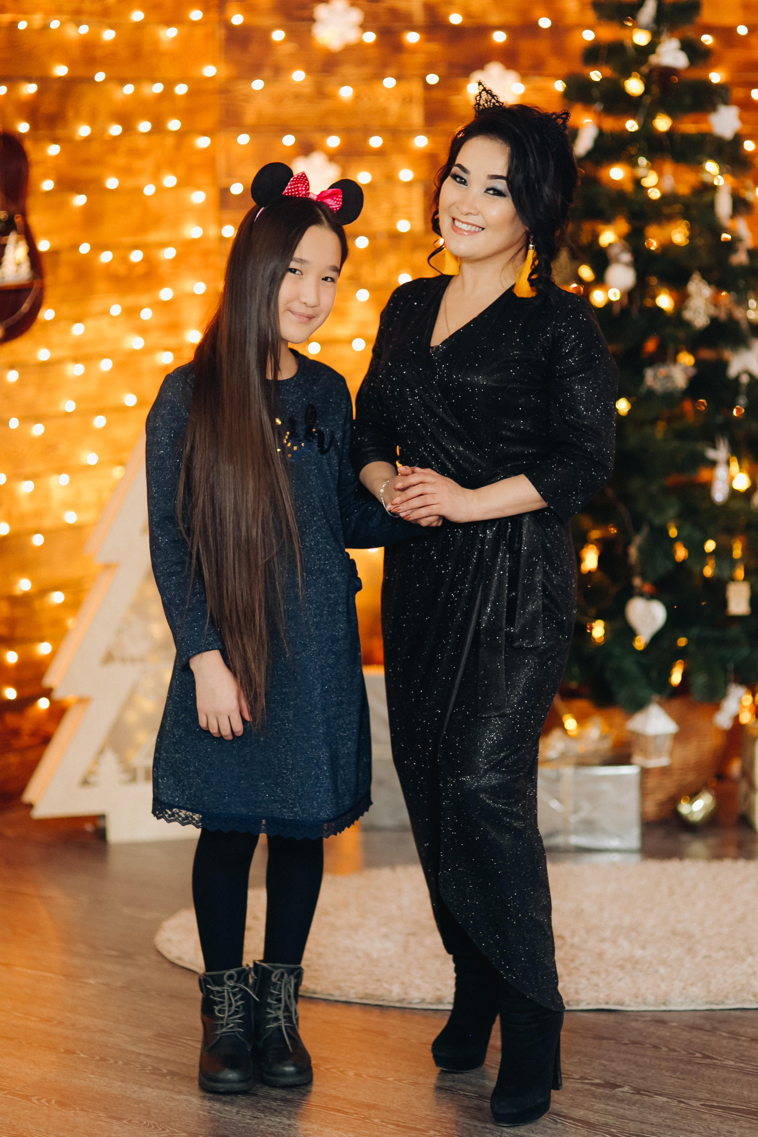 Мама и дочка. Новогодняя фотосессия. Свадебный и семейный фотограф в Улан-Удэ