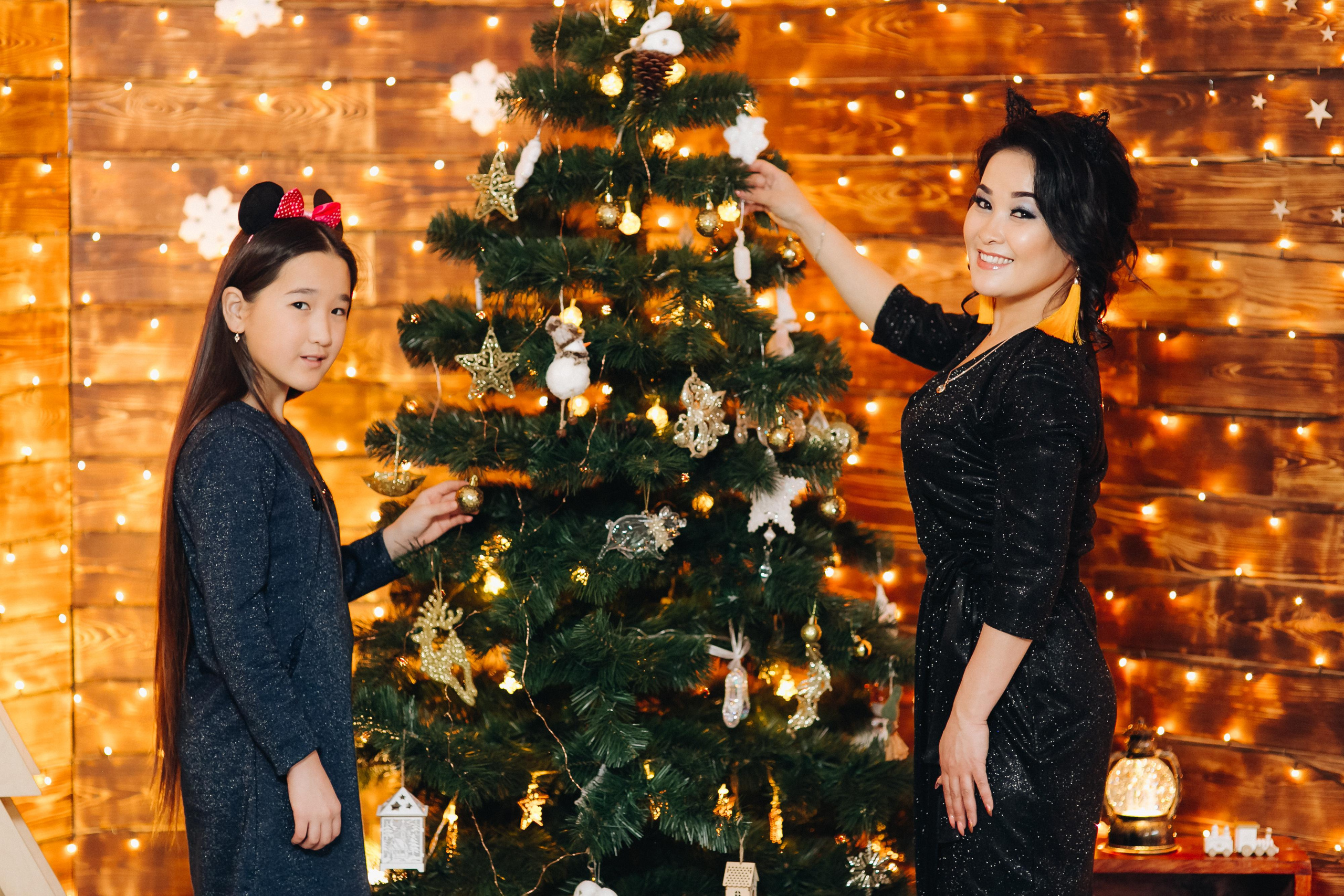 Мама и дочка. Новогодняя фотосессия. Свадебный и семейный фотограф в Улан-Удэ