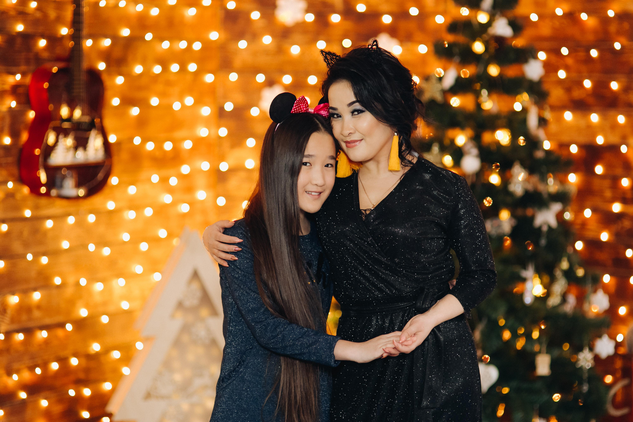 Мама и дочка. Новогодняя фотосессия. Свадебный и семейный фотограф в Улан-Удэ