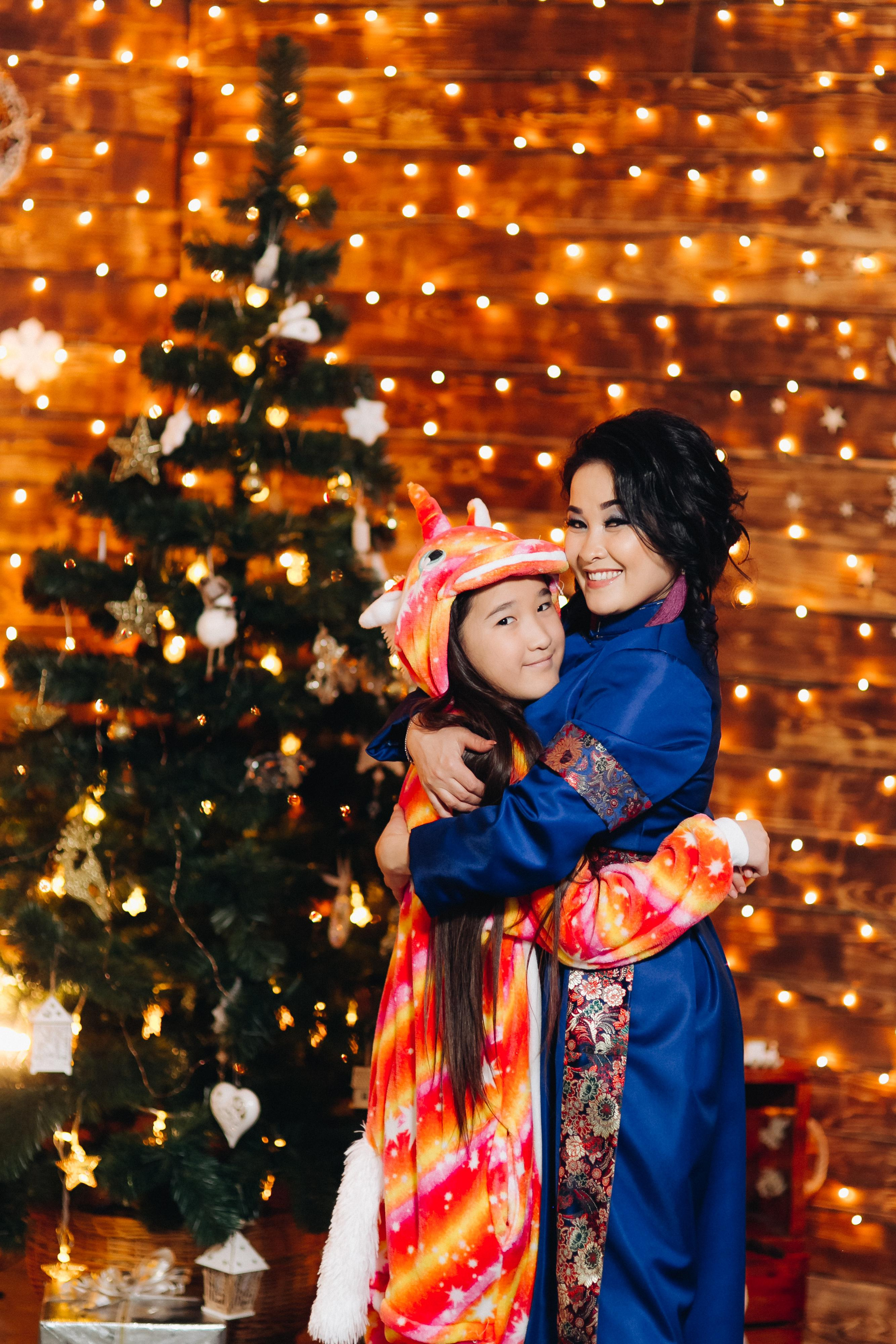 Мама и дочка. Новогодняя фотосессия. Свадебный и семейный фотограф в Улан-Удэ
