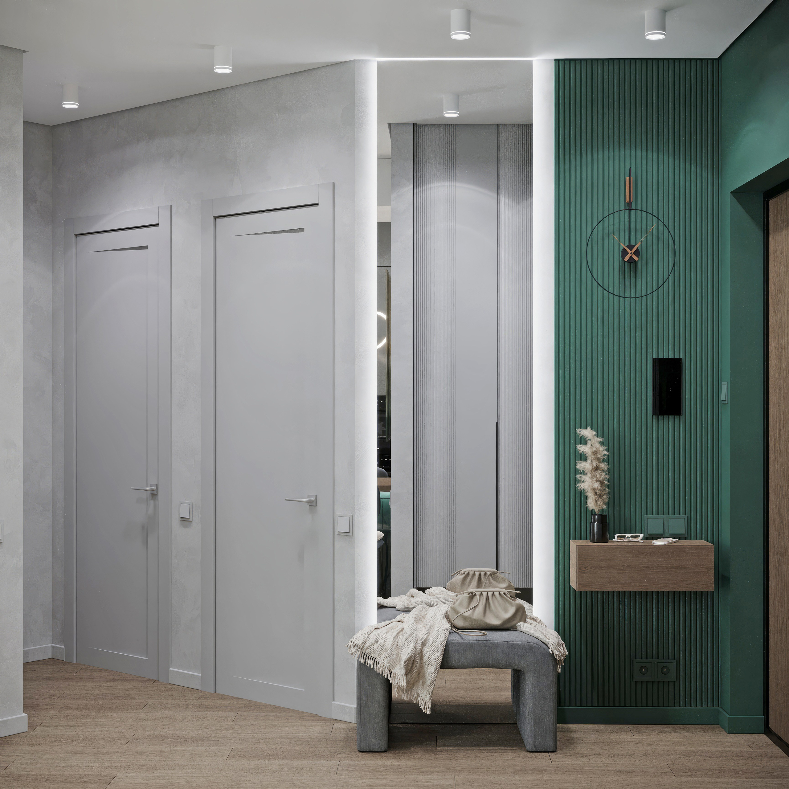 ЖК Легенда Малоохтинский. Тропический оазис. Проект в реализации. Дизайн-студия интерьеров Юлии Ивановой