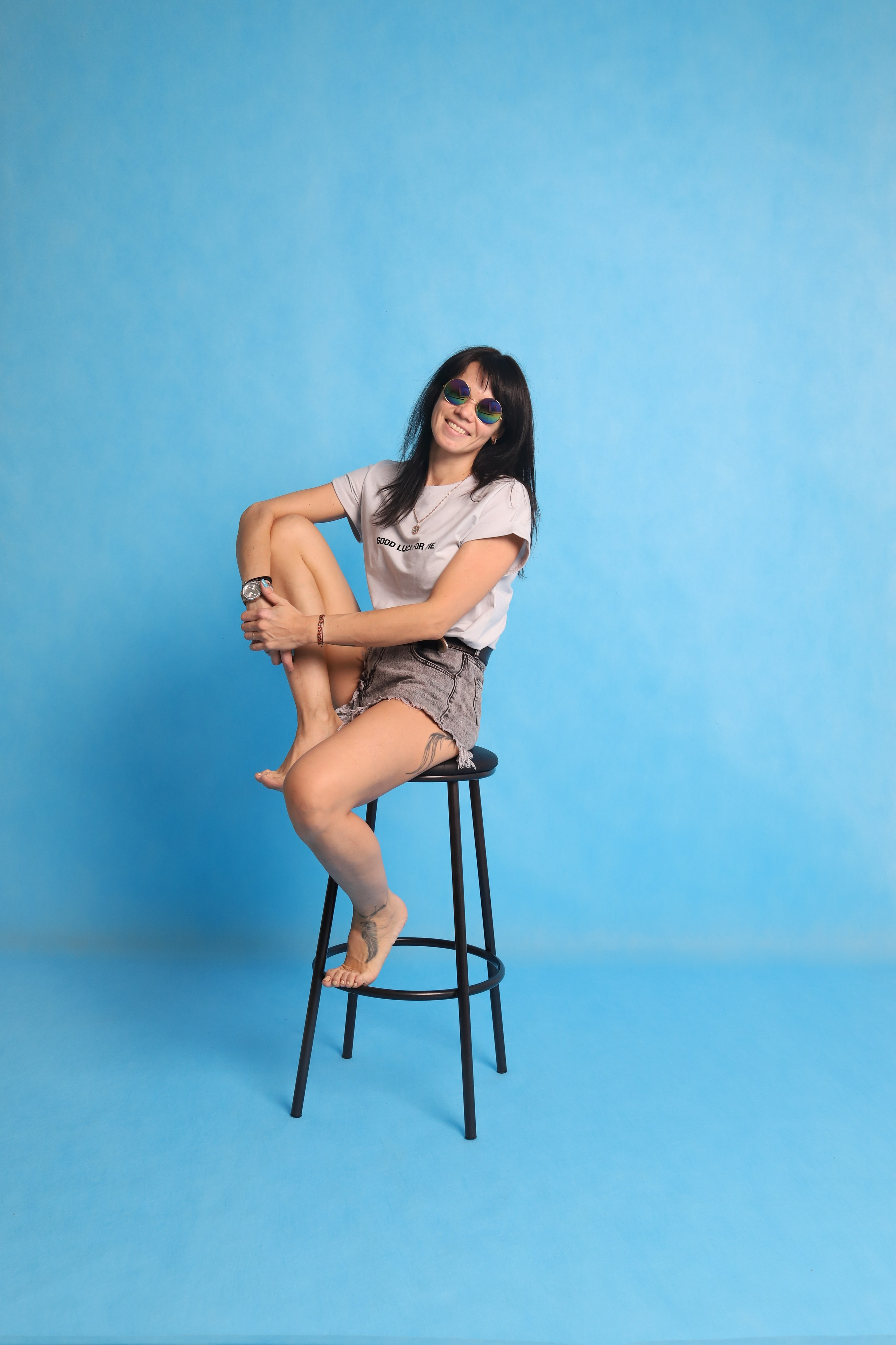 Голубой. Фотостудия самообслуживания. Студия без фотографа в Твери