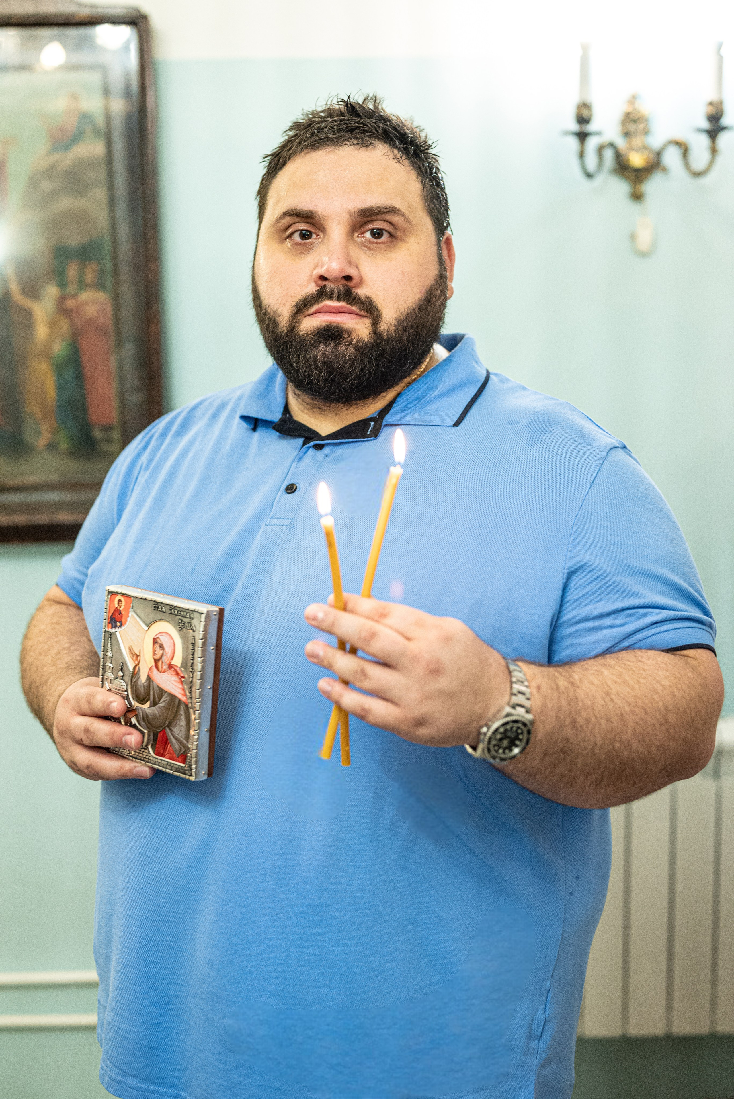 Крещение Анна. Семейный и детский фотограф Москва