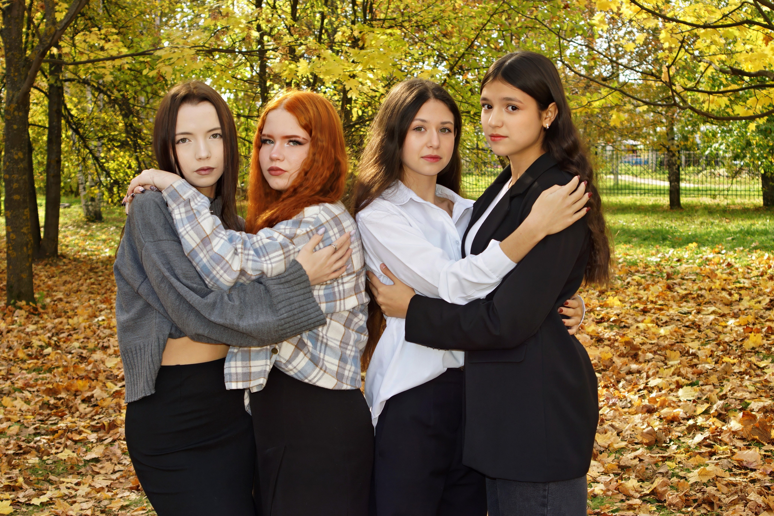 Осенняя фотосессия в школе г. Йошкар-Ола