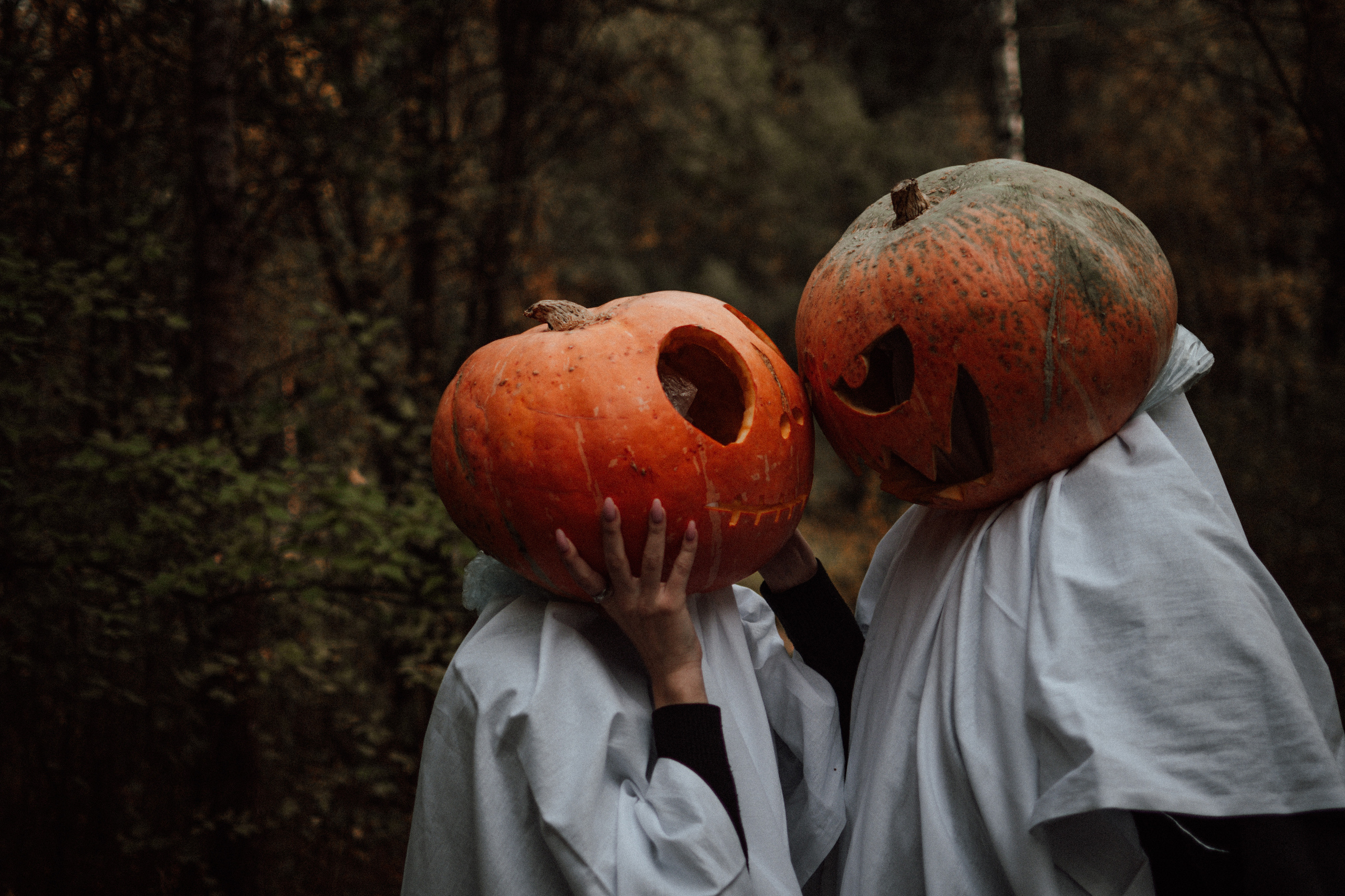 Творческая съемка к Hallowen с тыквами. Lifestyle фотограф в Жодино Ника Хруцкая