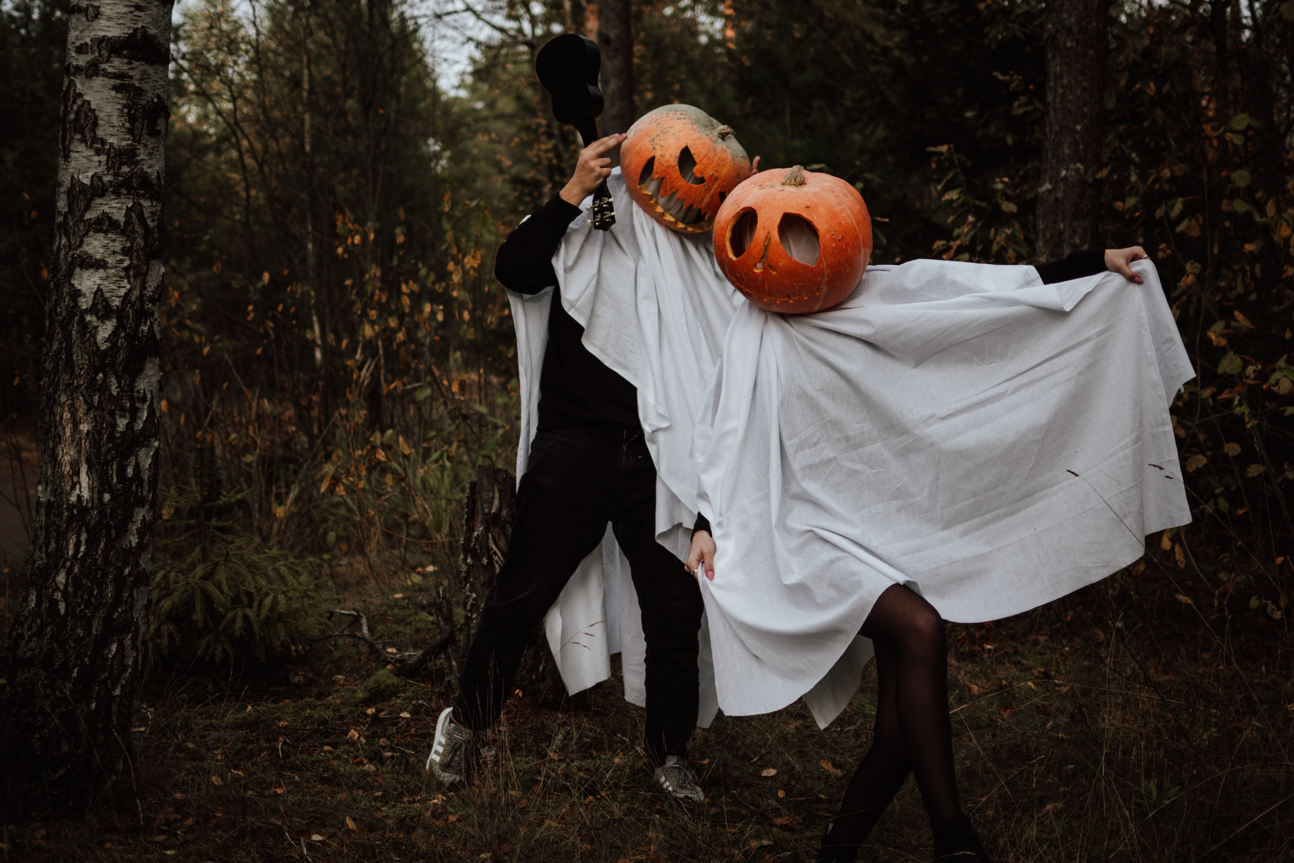 Творческая съемка к Hallowen с тыквами. Lifestyle фотограф в Жодино Ника Хруцкая