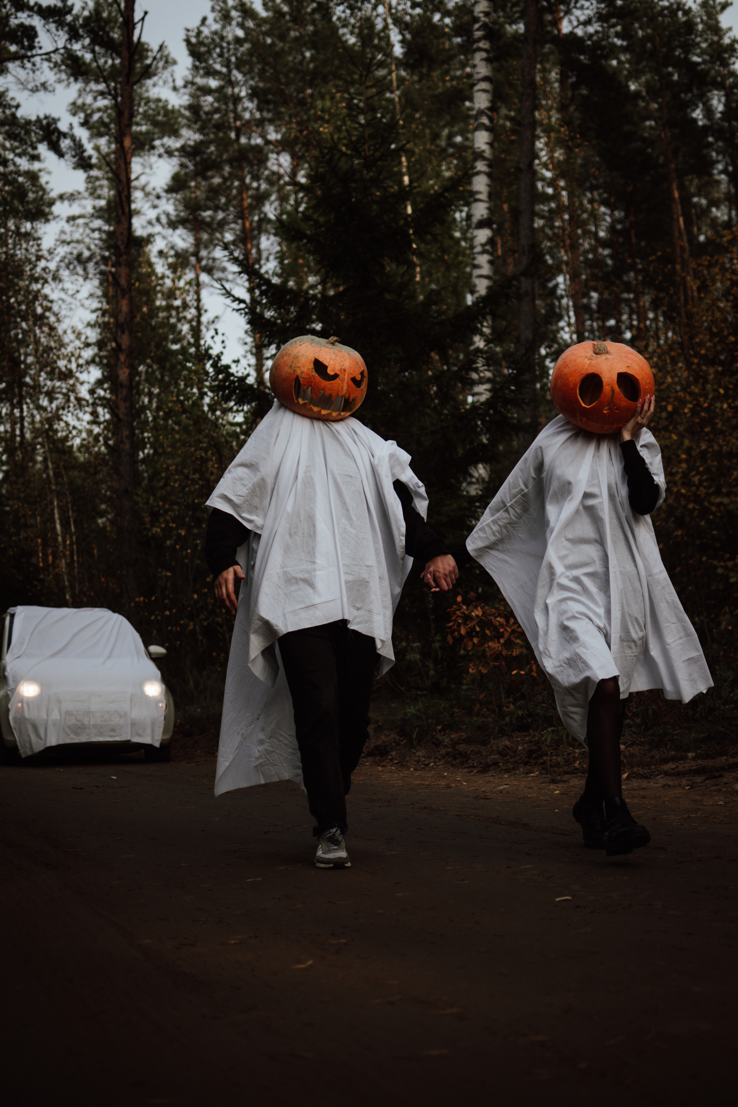 Творческая съемка к Hallowen с тыквами. Lifestyle фотограф в Жодино Ника Хруцкая