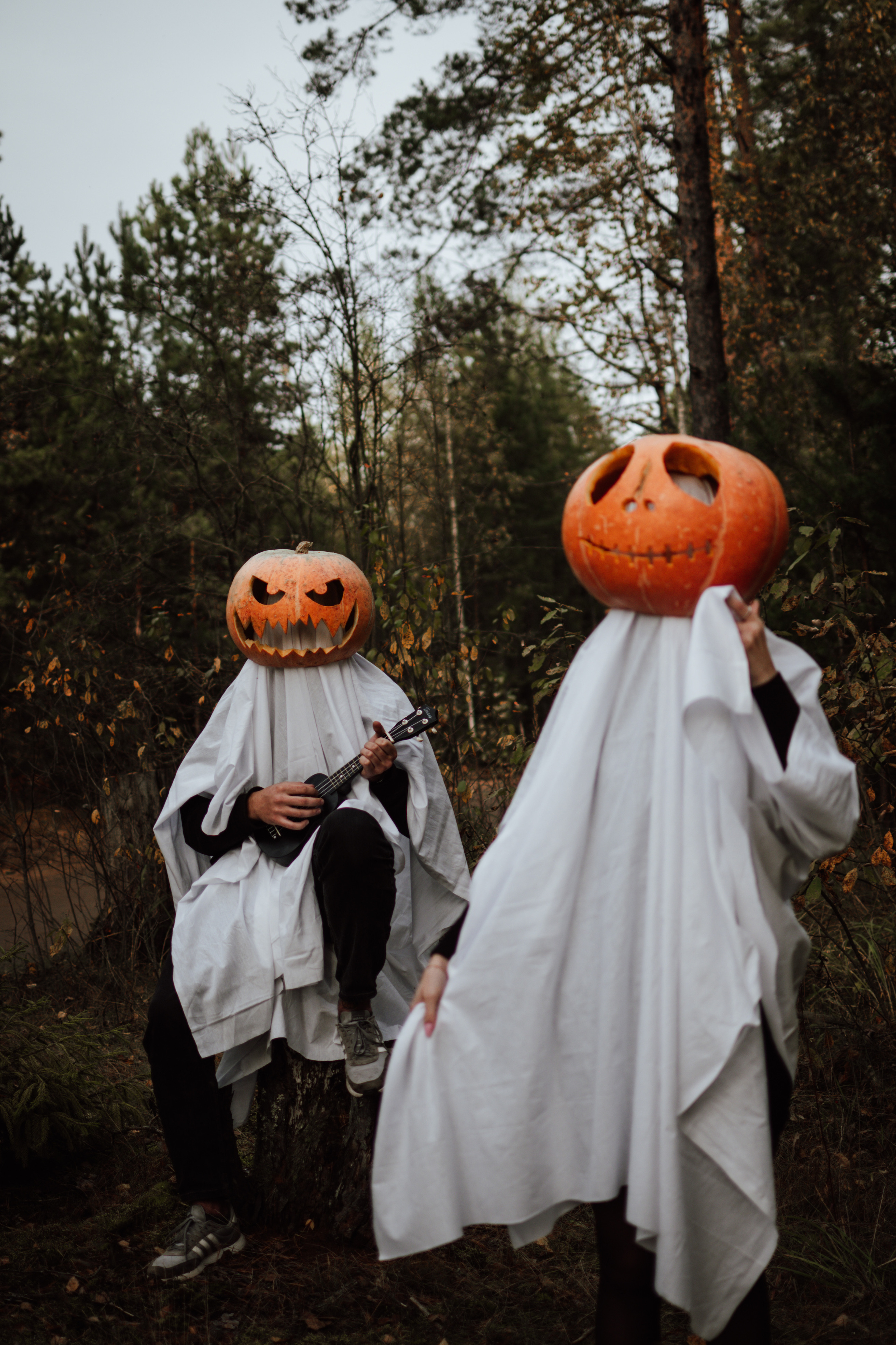 Творческая съемка к Hallowen с тыквами. Lifestyle фотограф в Жодино Ника Хруцкая