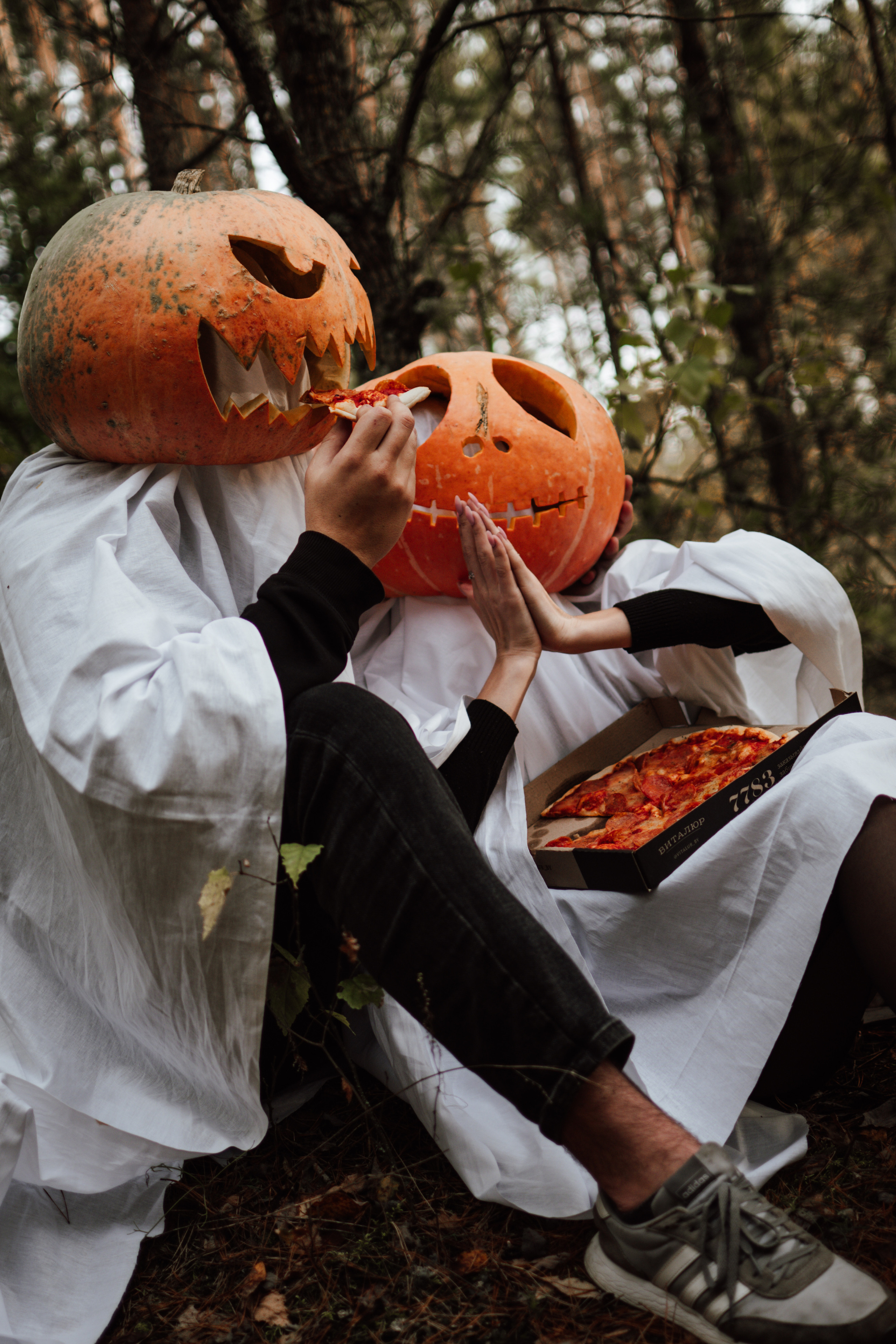 Творческая съемка к Hallowen с тыквами. Lifestyle фотограф в Жодино Ника Хруцкая