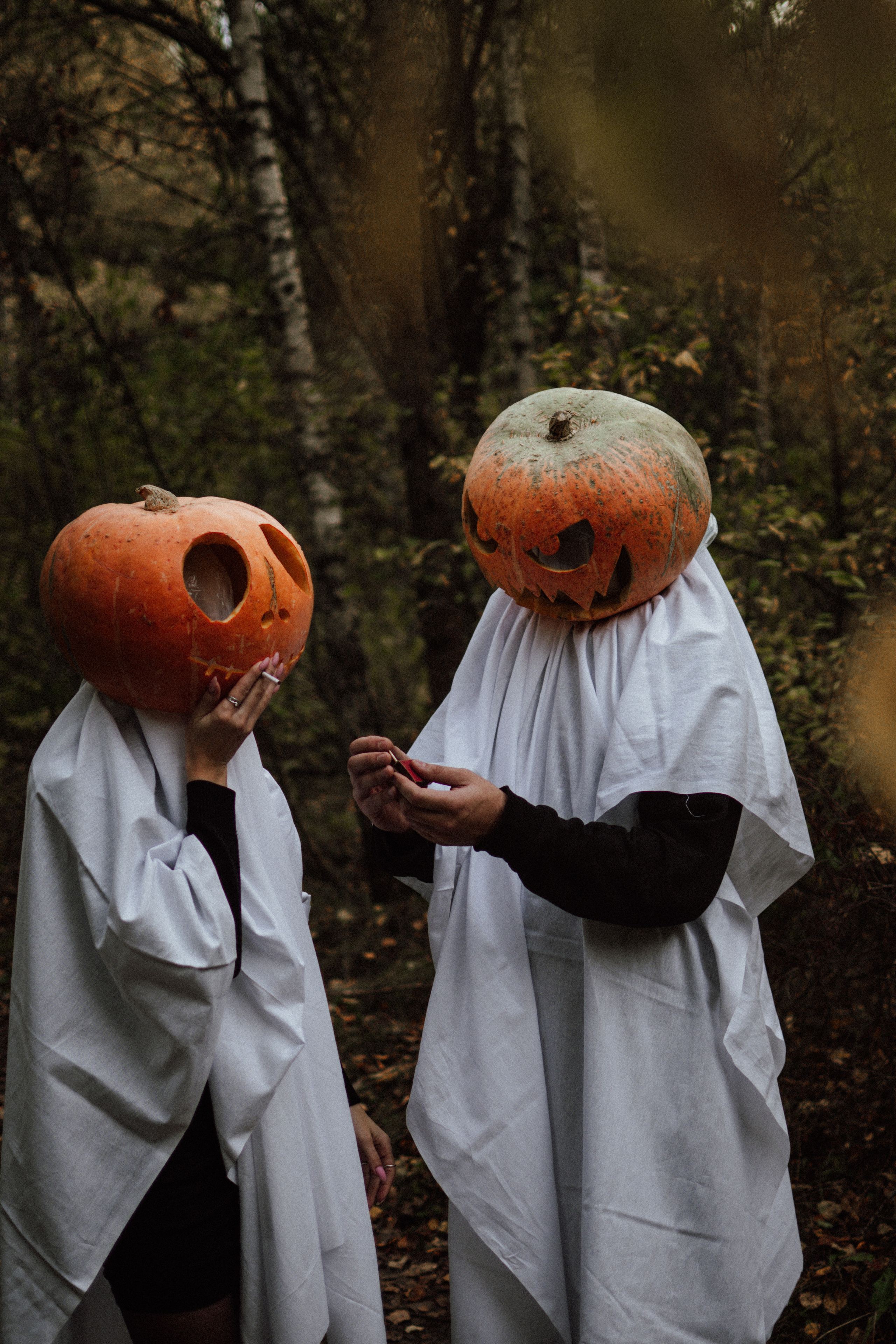 Творческая съемка к Hallowen с тыквами. Lifestyle фотограф в Жодино Ника Хруцкая
