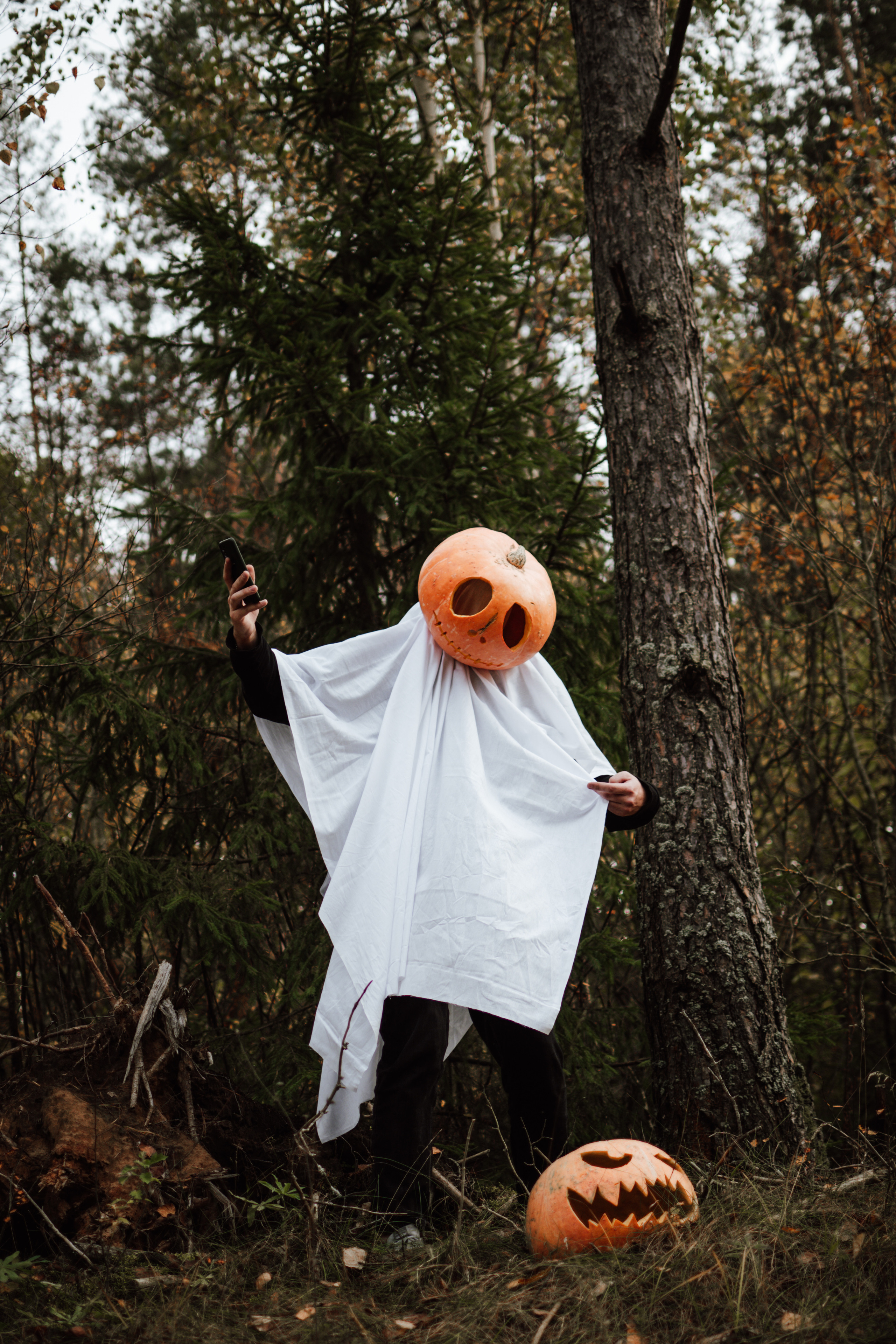 Творческая съемка к Hallowen с тыквами. Lifestyle фотограф в Жодино Ника Хруцкая