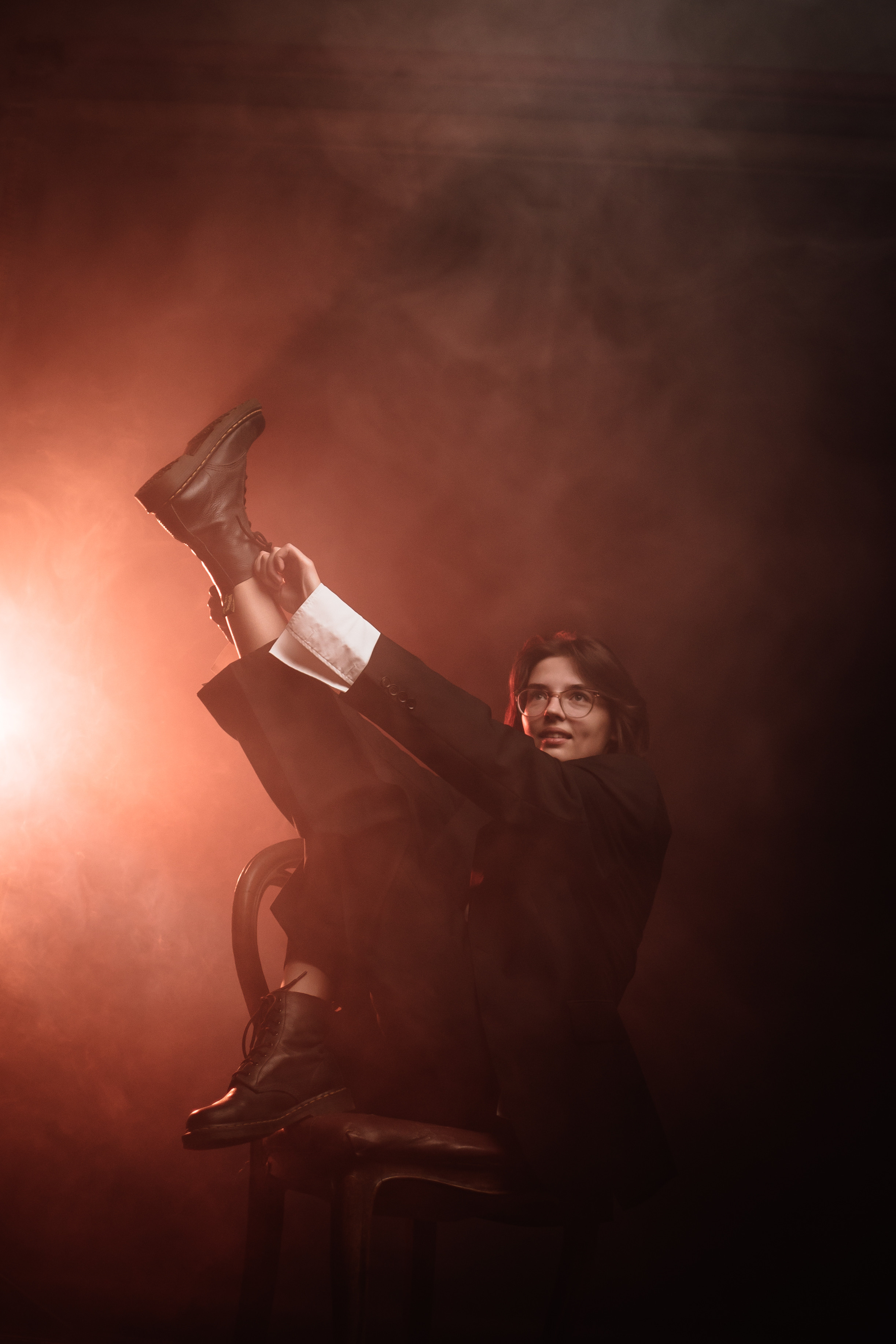 Студийная съемка с дым-машиной. Lifestyle фотограф в Жодино Ника Хруцкая