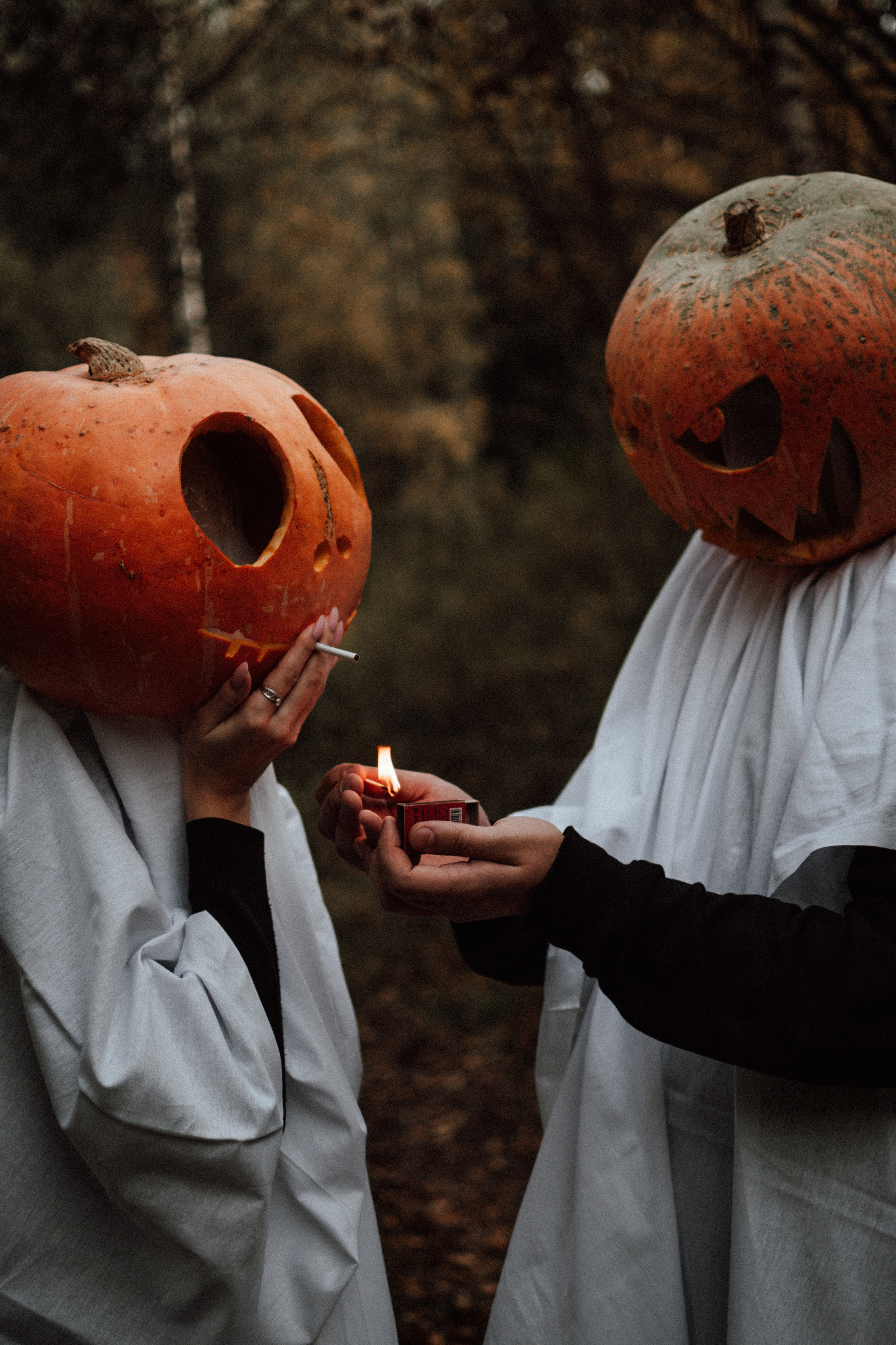 Творческая съемка к Hallowen с тыквами. Lifestyle фотограф в Жодино Ника Хруцкая