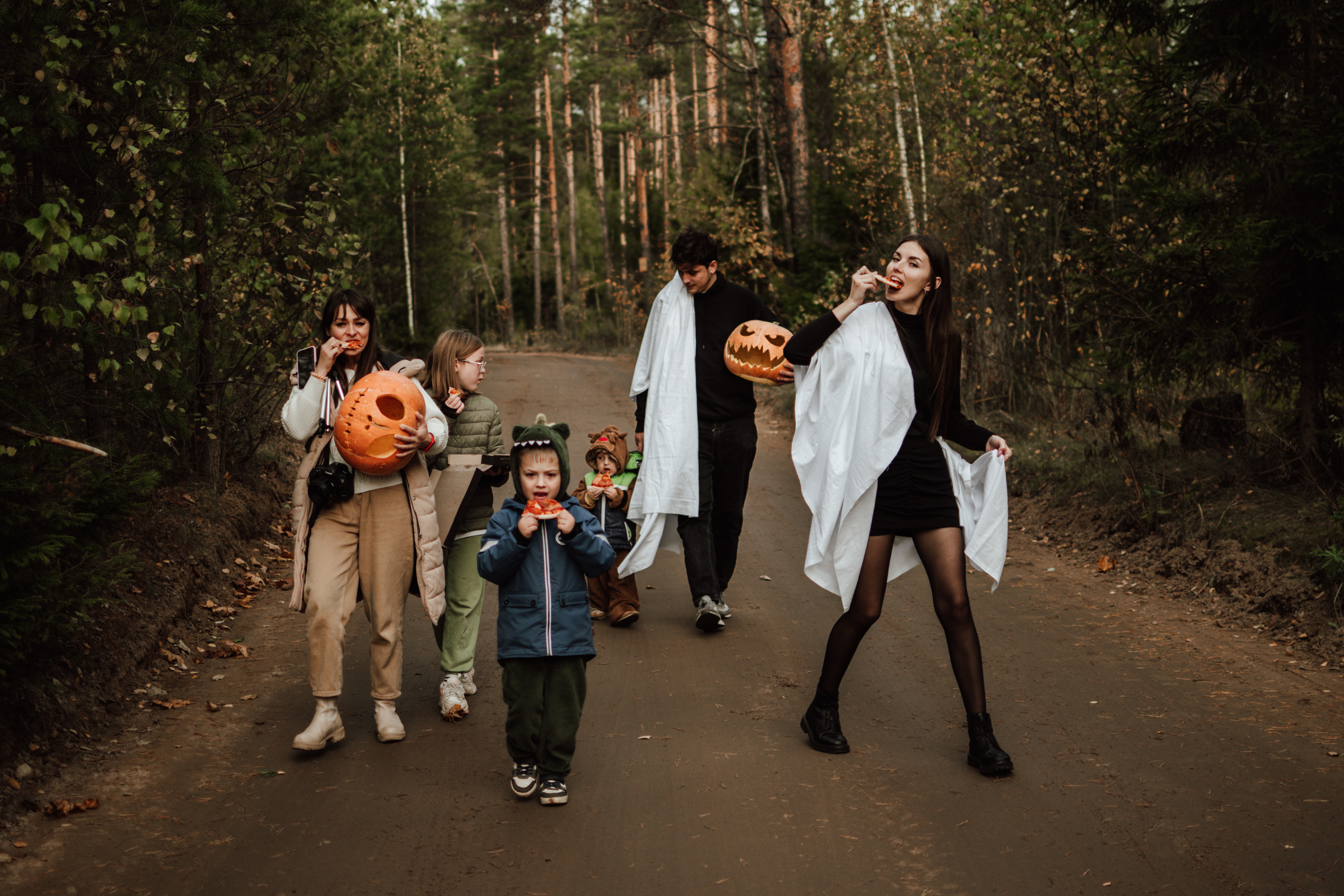 Творческая съемка к Hallowen с тыквами. Lifestyle фотограф в Жодино Ника Хруцкая