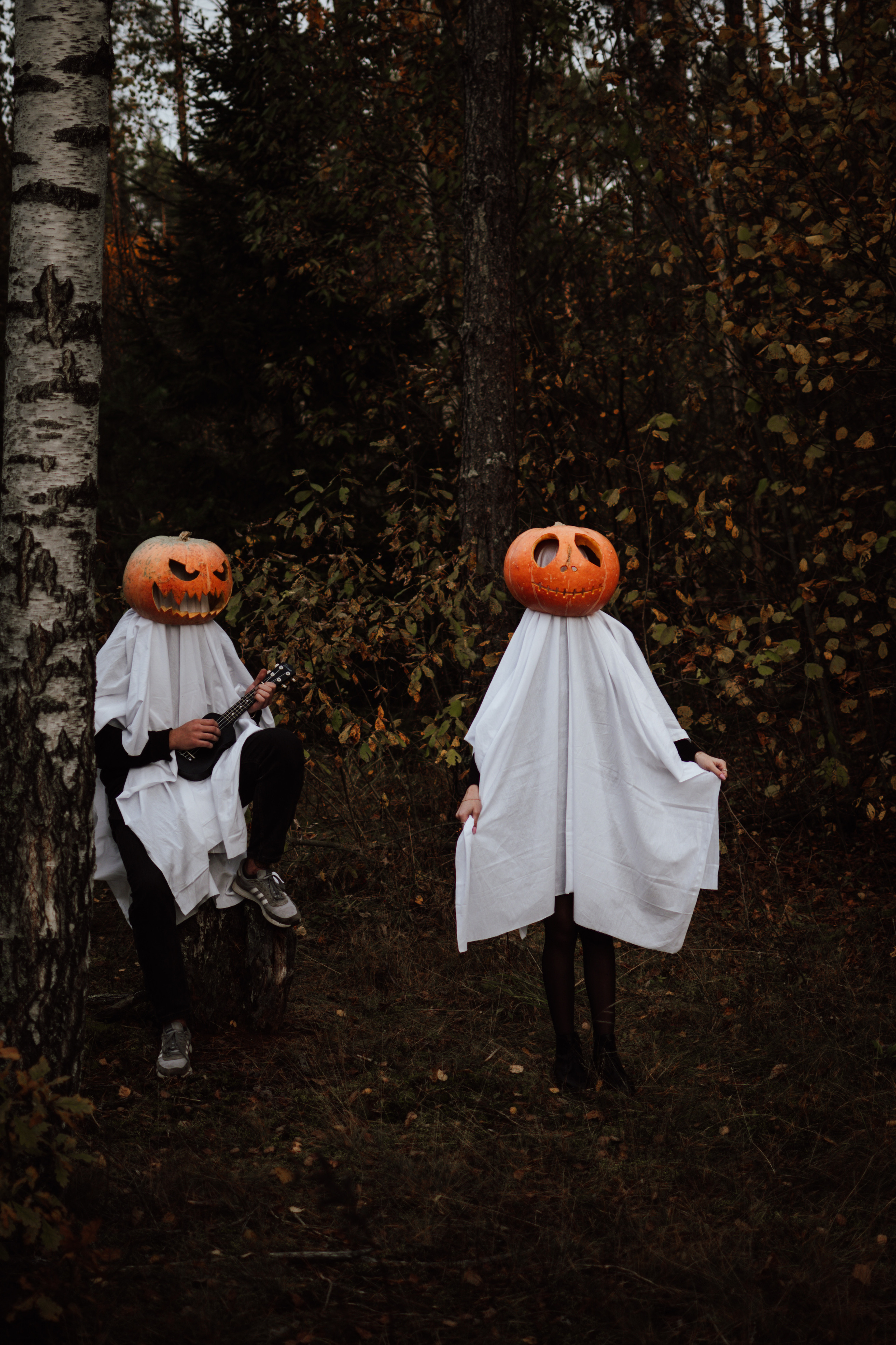 Творческая съемка к Hallowen с тыквами. Lifestyle фотограф в Жодино Ника Хруцкая