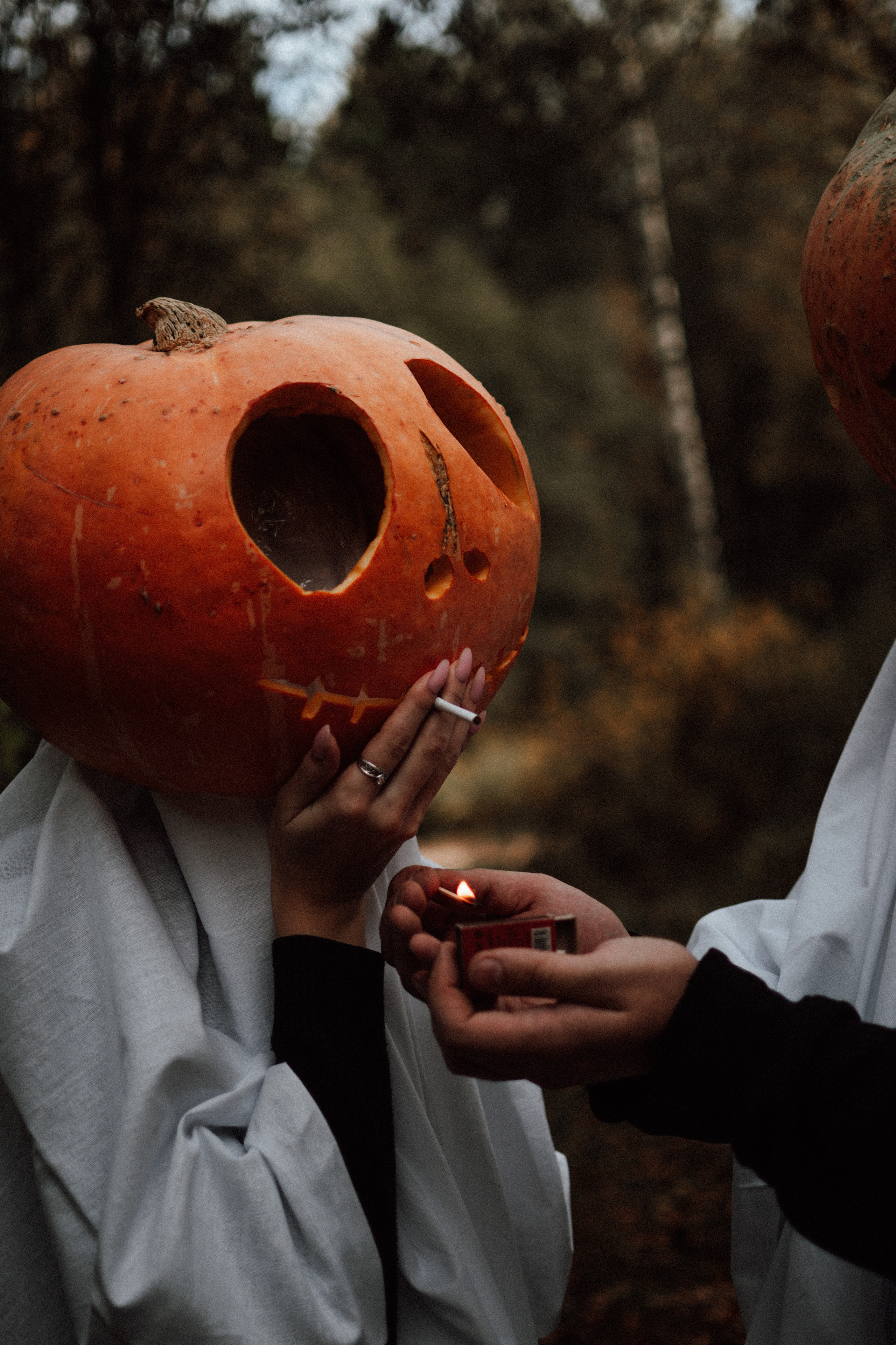 Творческая съемка к Hallowen с тыквами. Lifestyle фотограф в Жодино Ника Хруцкая