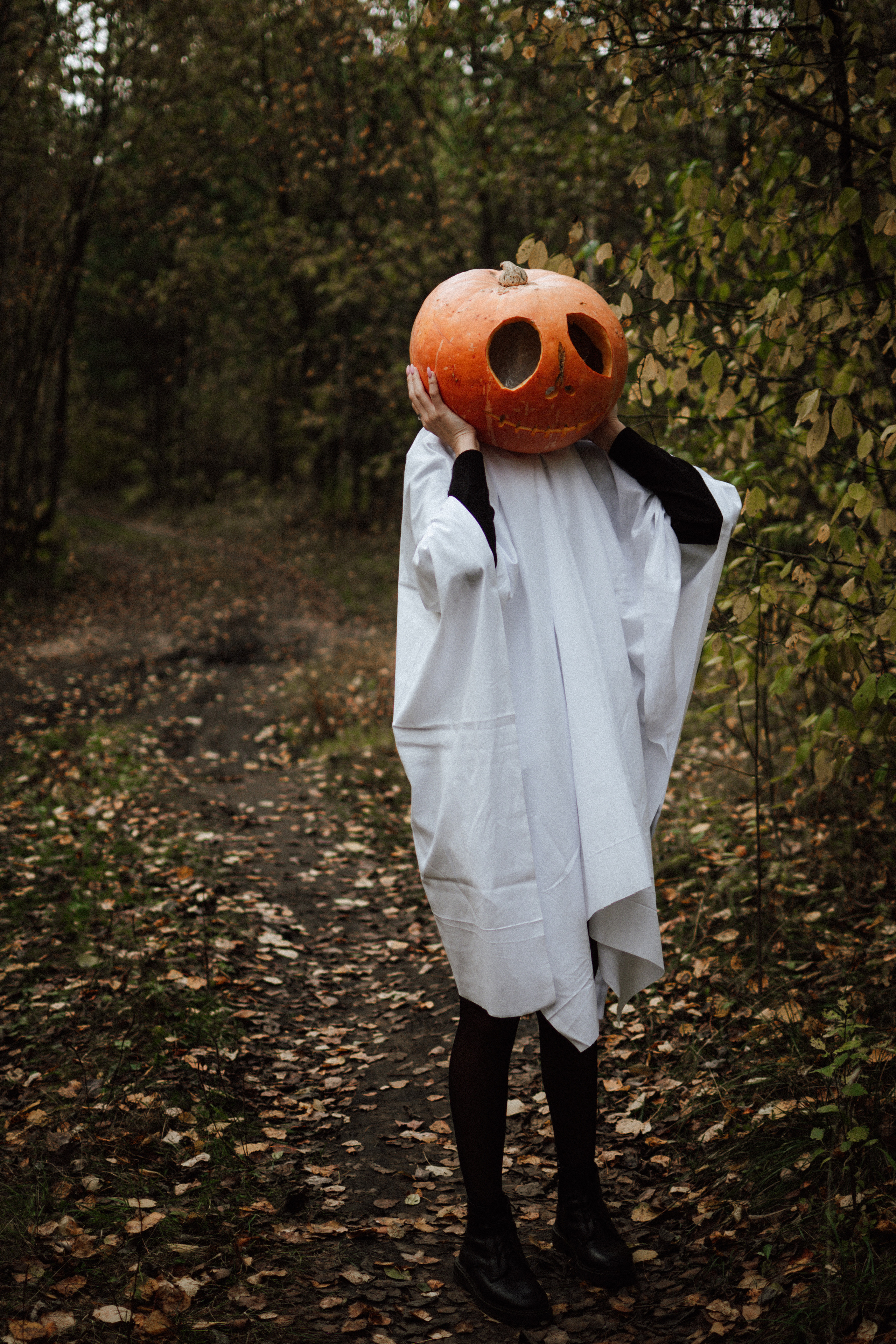 Творческая съемка к Hallowen с тыквами. Lifestyle фотограф в Жодино Ника Хруцкая