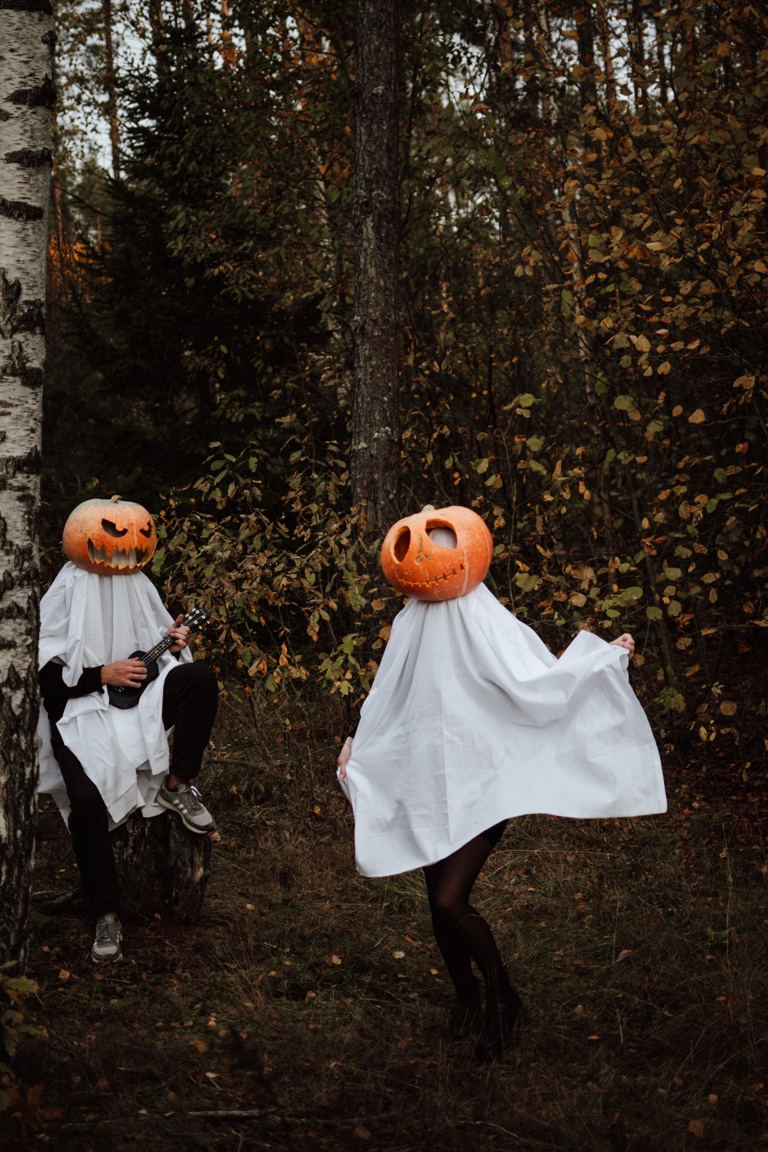 Творческая съемка к Hallowen с тыквами. Lifestyle фотограф в Жодино Ника Хруцкая