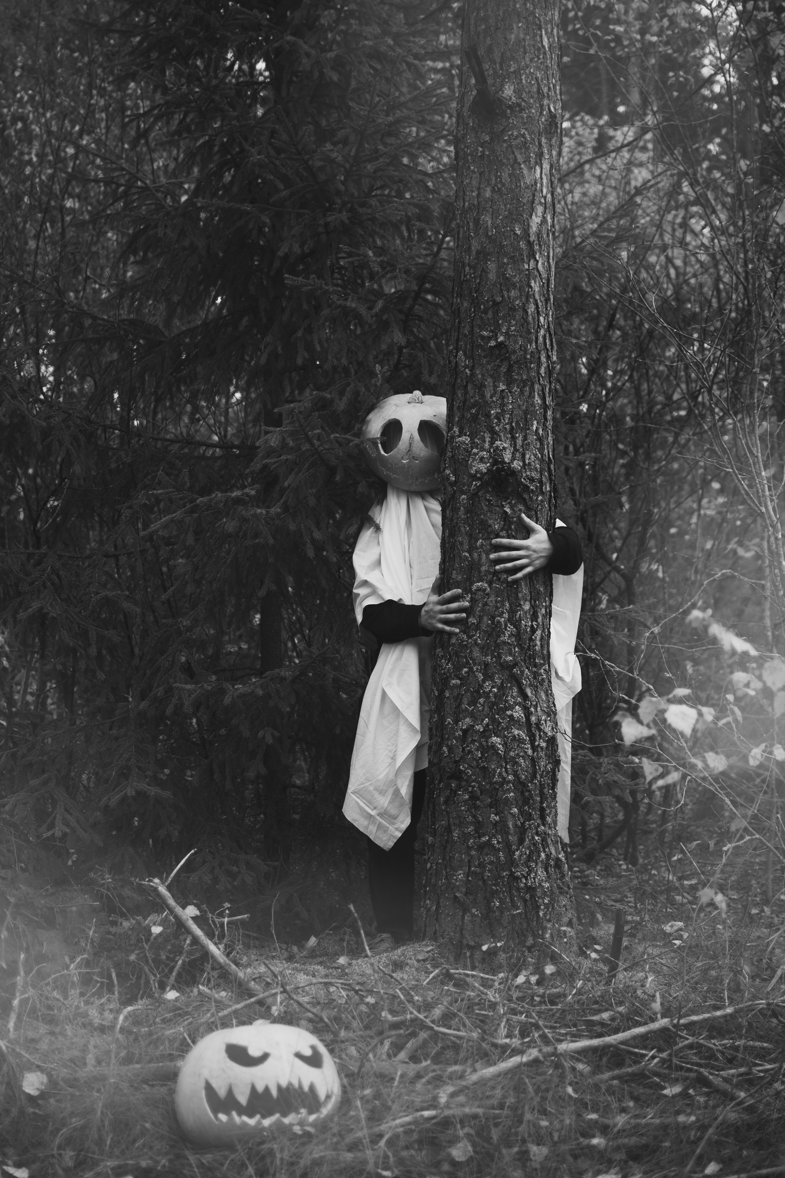 Творческая съемка к Hallowen с тыквами. Lifestyle фотограф в Жодино Ника Хруцкая