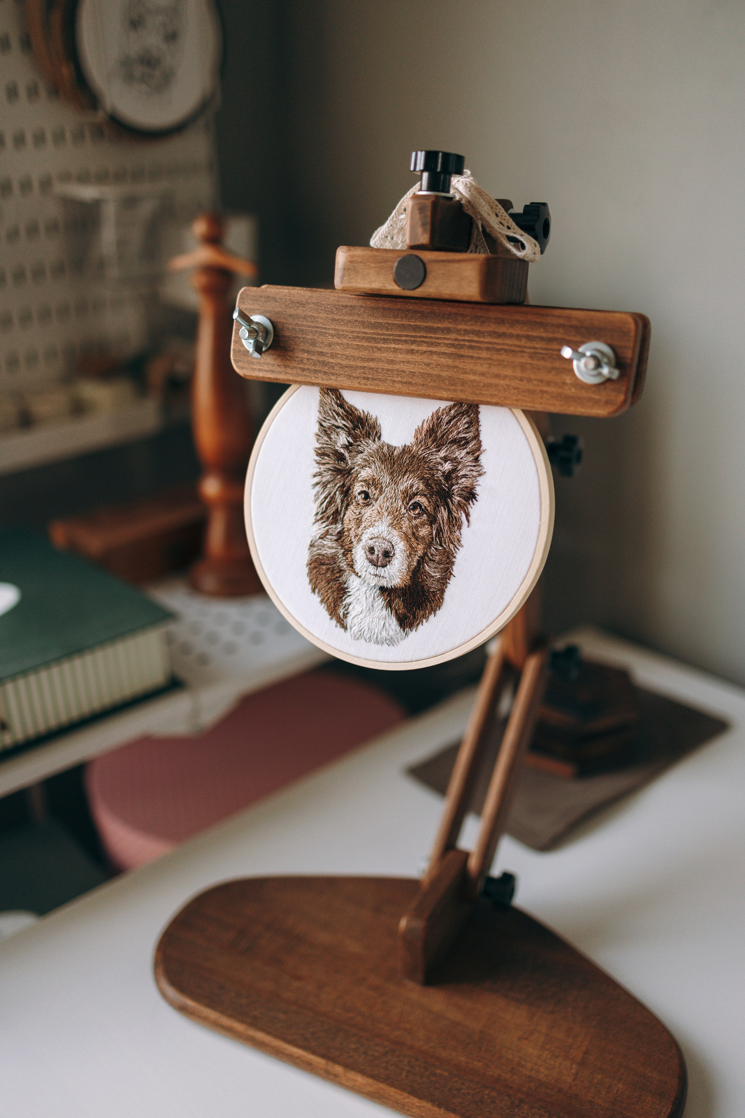 Портфолио. Портретная вышивка питомцев