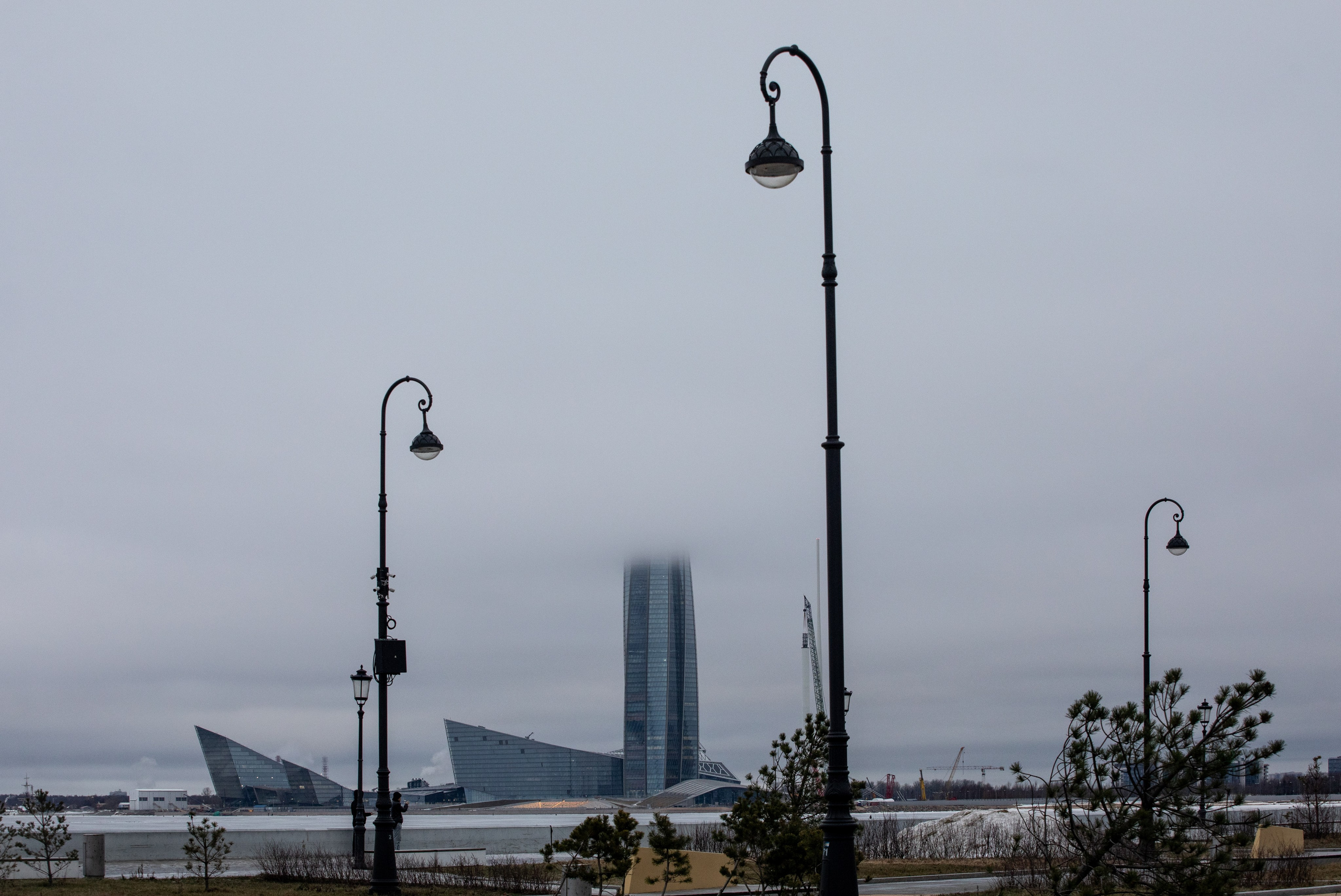 the Gazprom Tower, Saint Petersburg, Russia