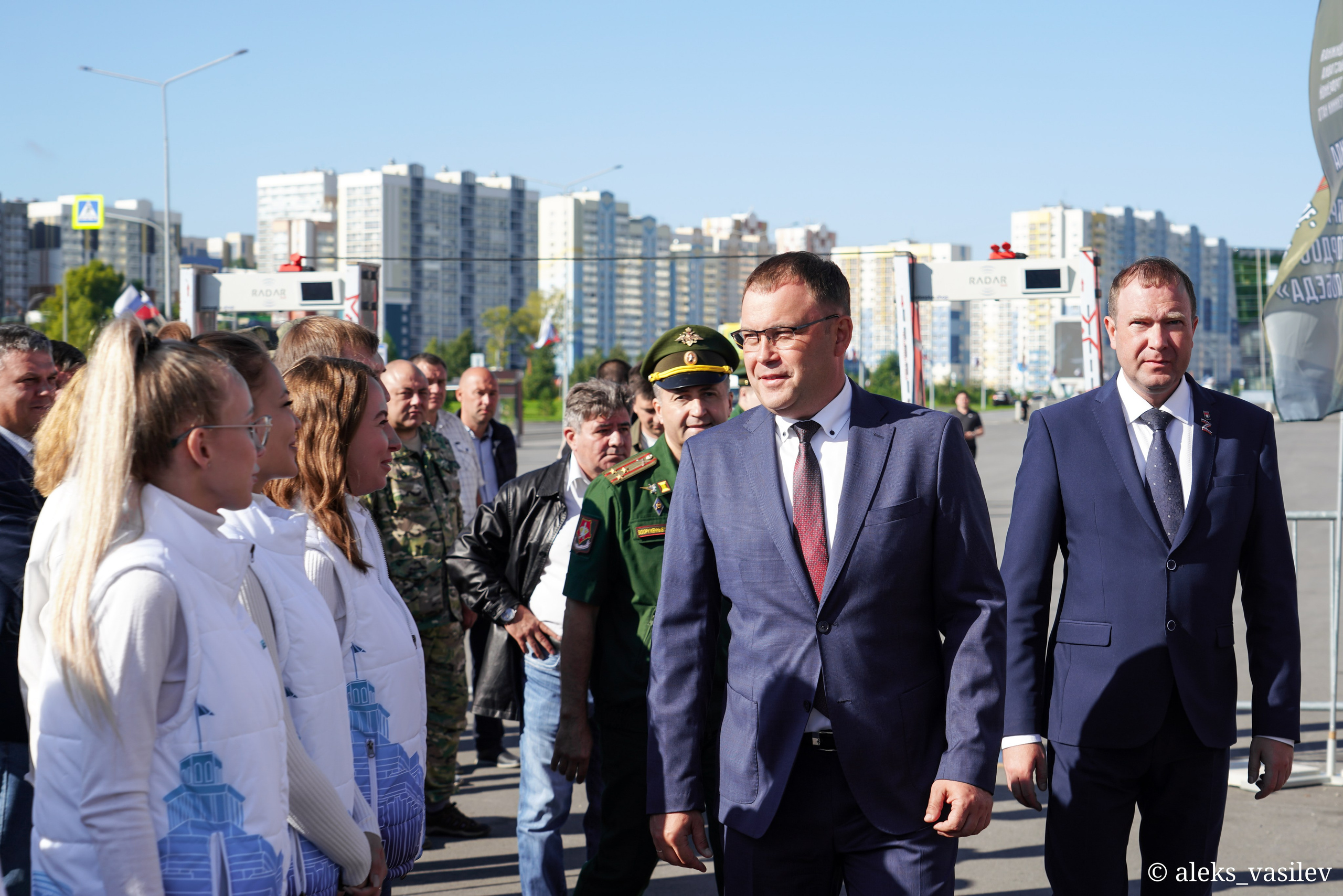 Передвижная выставкиа трофейной техники НАТО. Фотограф Кемерово