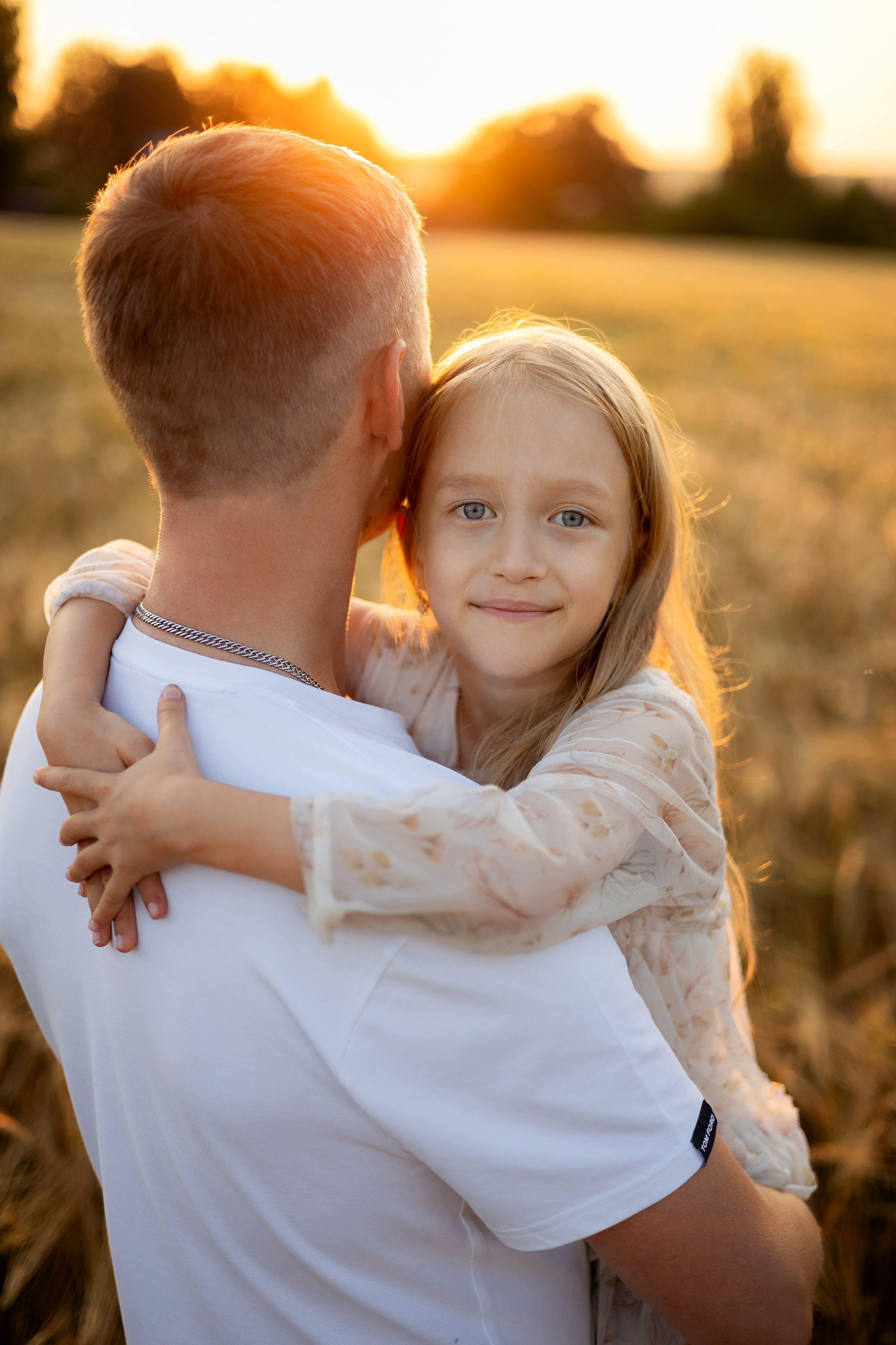 Семейная съемка в пшенице. Фотограф Ульянкина Мария