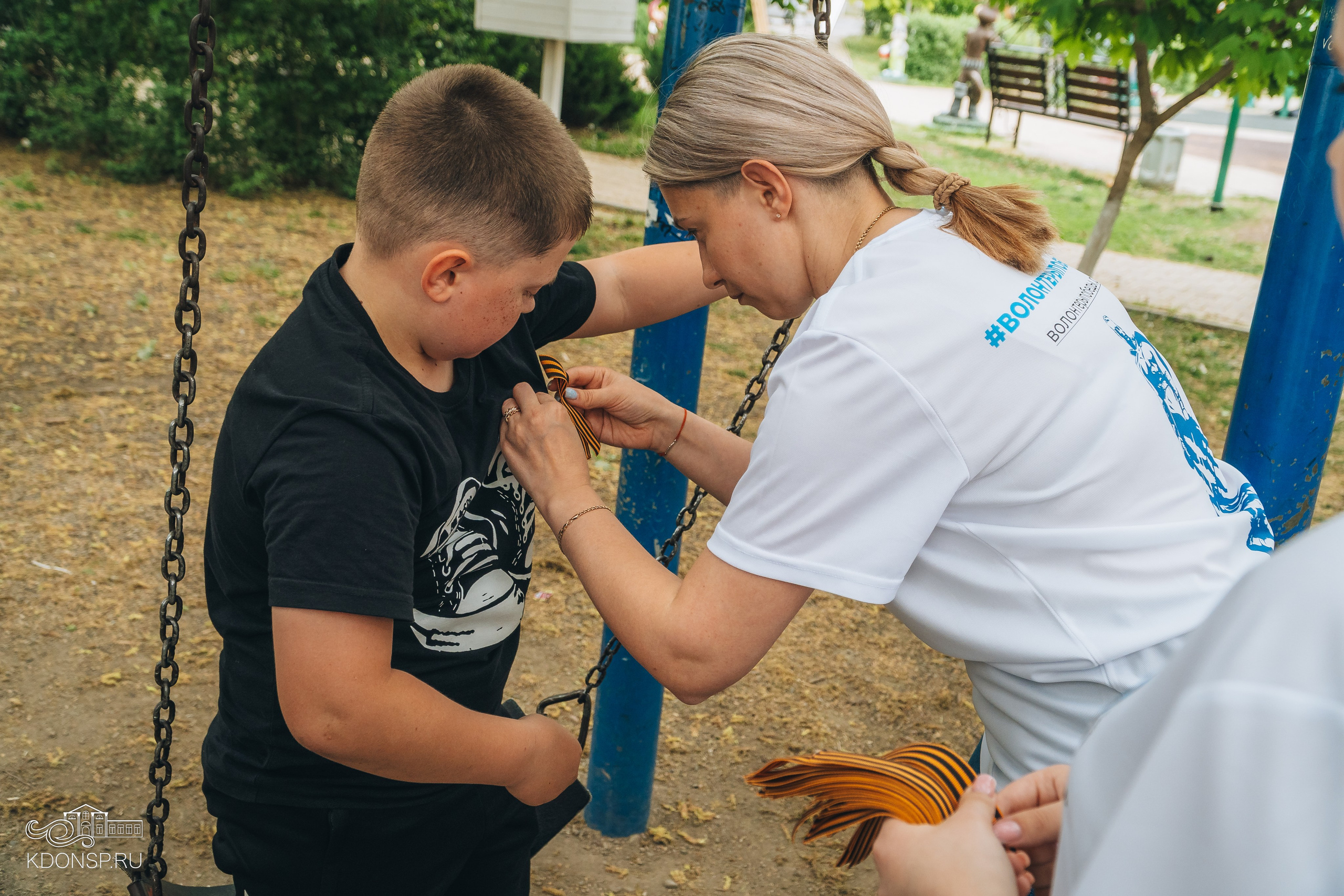 «Георгиевская ленточка — символ Победы». Новотитаровский Дом культуры