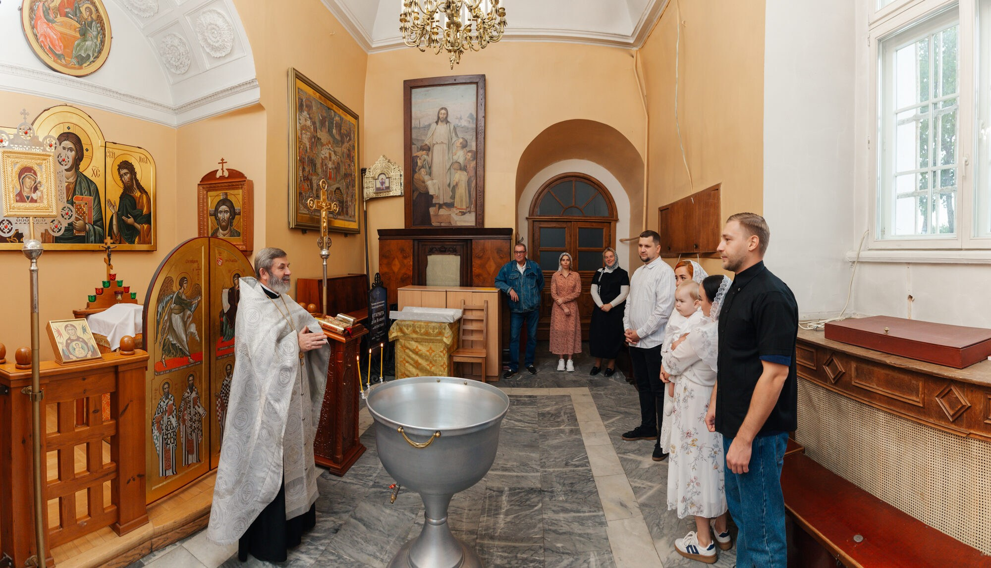 Крещение Князь Владимирский собор. Фотограф на крещение в Санкт Петербурге