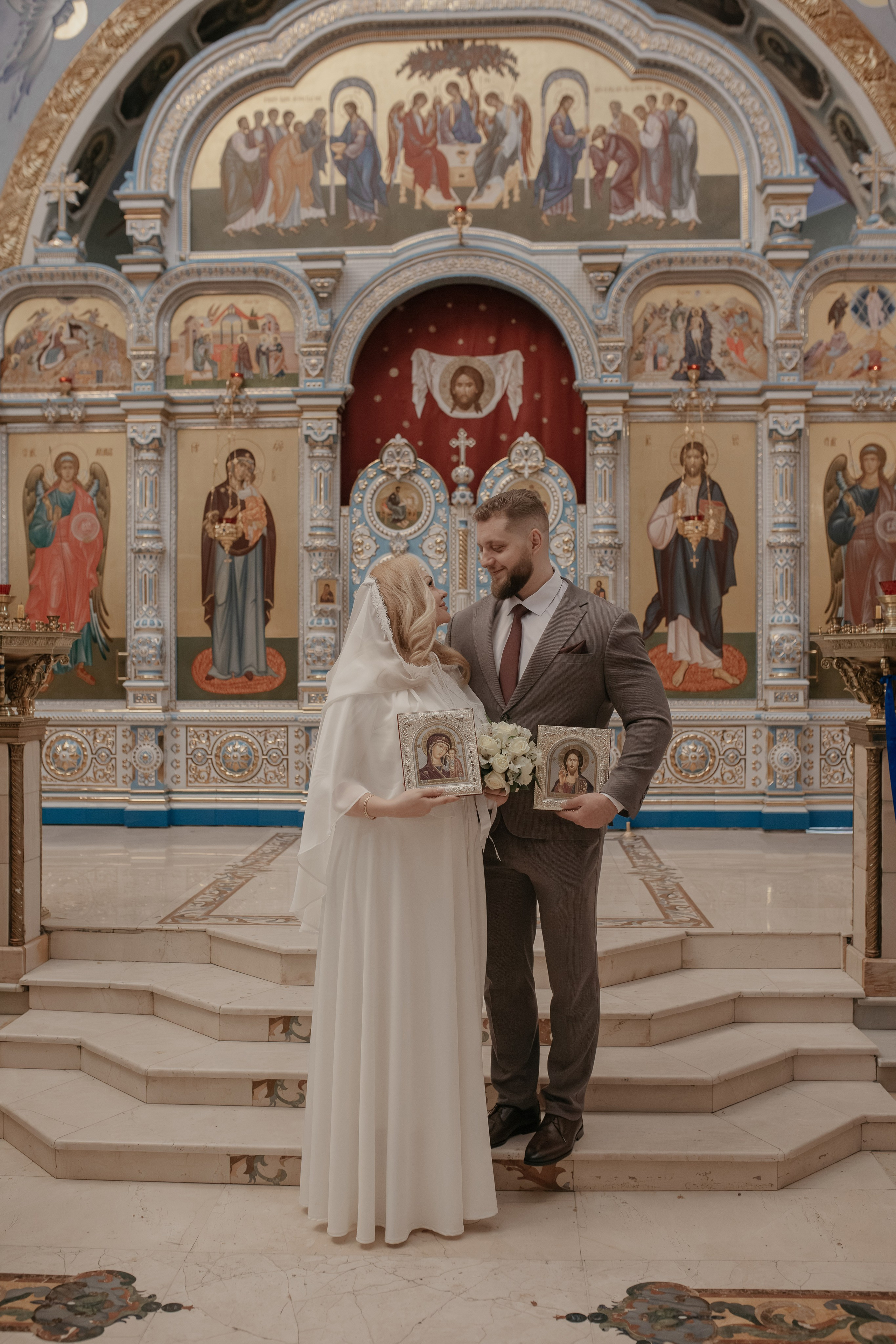 после венчания в Успенском соборе Ташкента