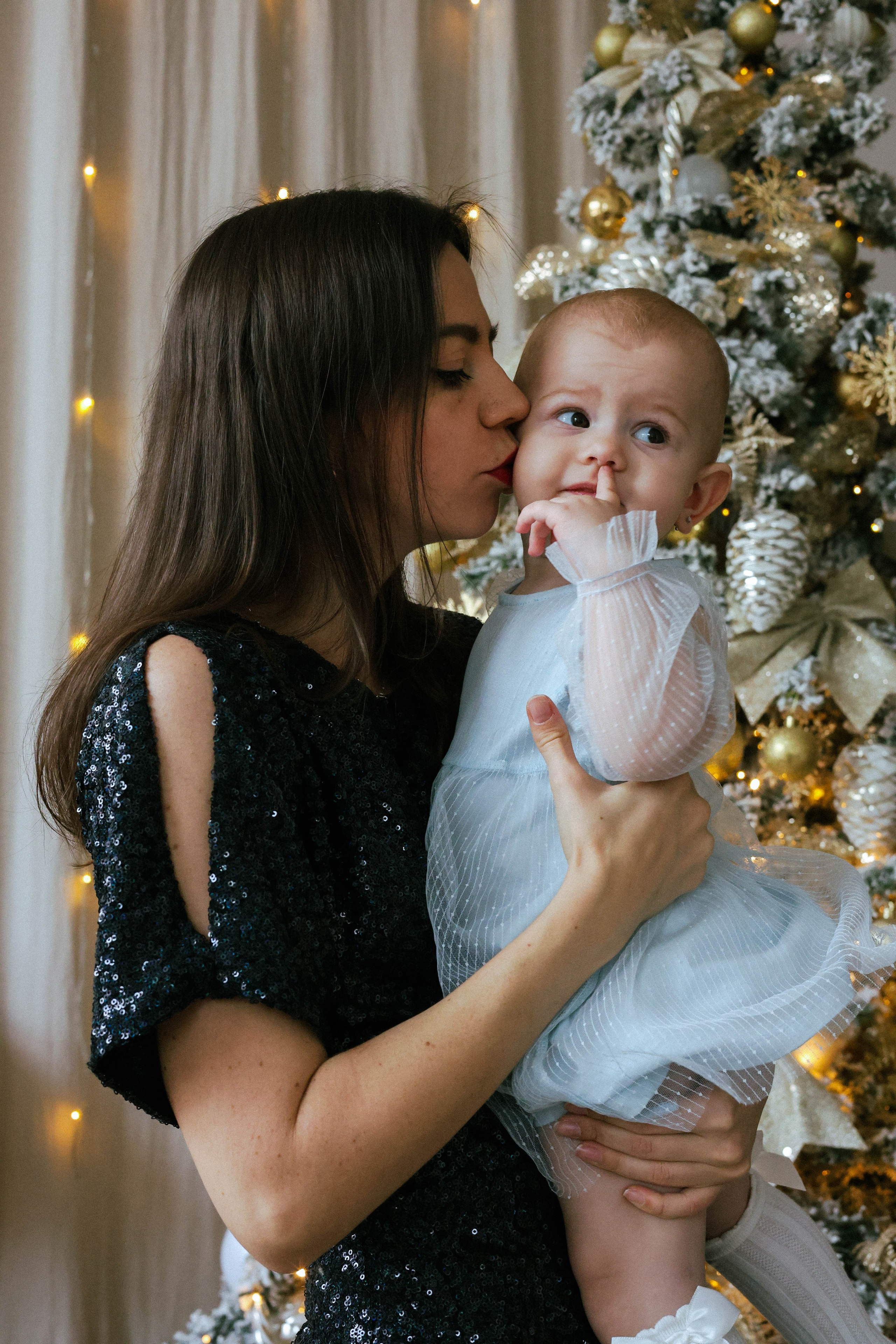 Новогодняя история «Ирина и ее семья». Фотограф в Москве Анастасия Калинина