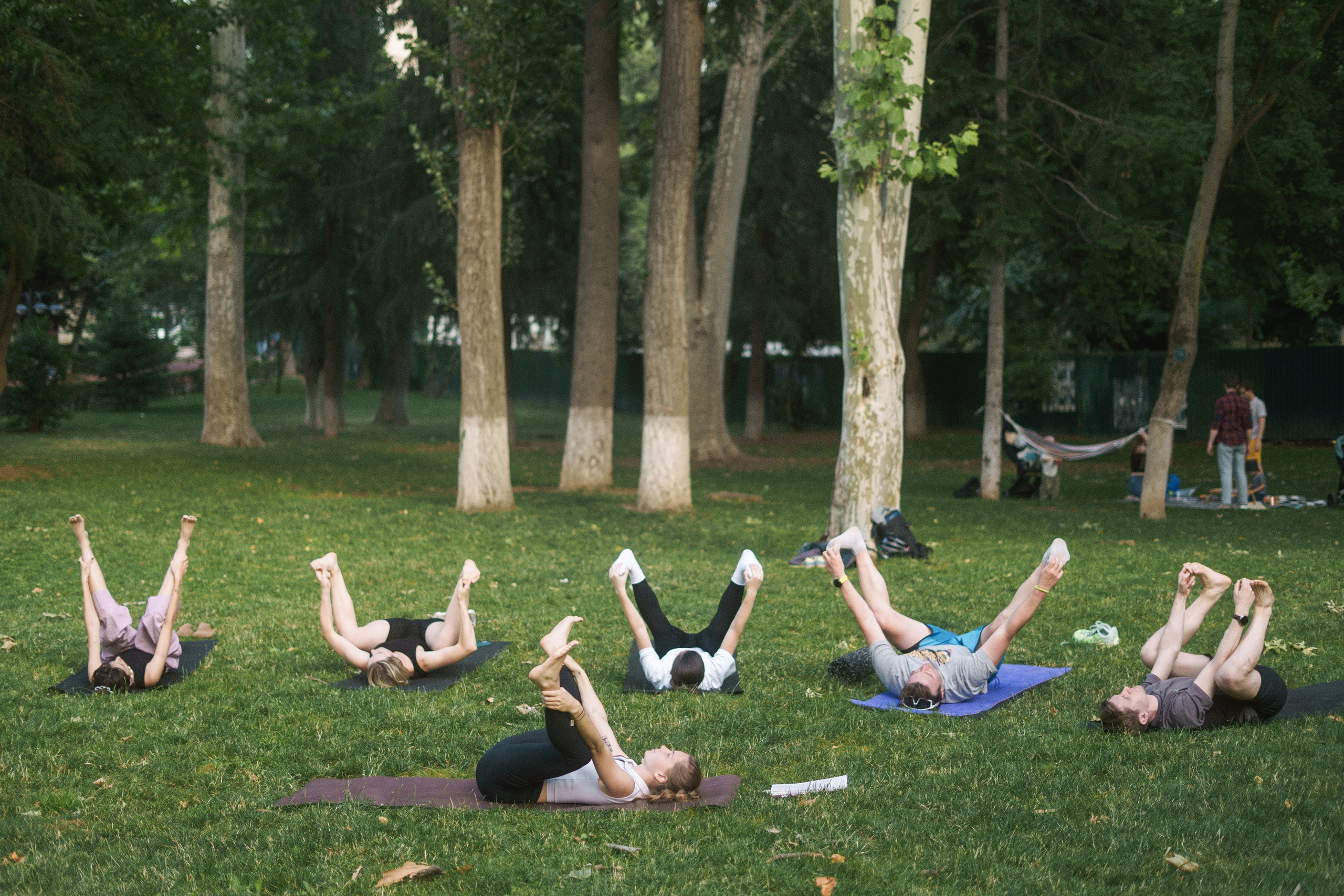 Йога в парке, Тбилиси. Андрей Фадеев фото видео Тбилиси