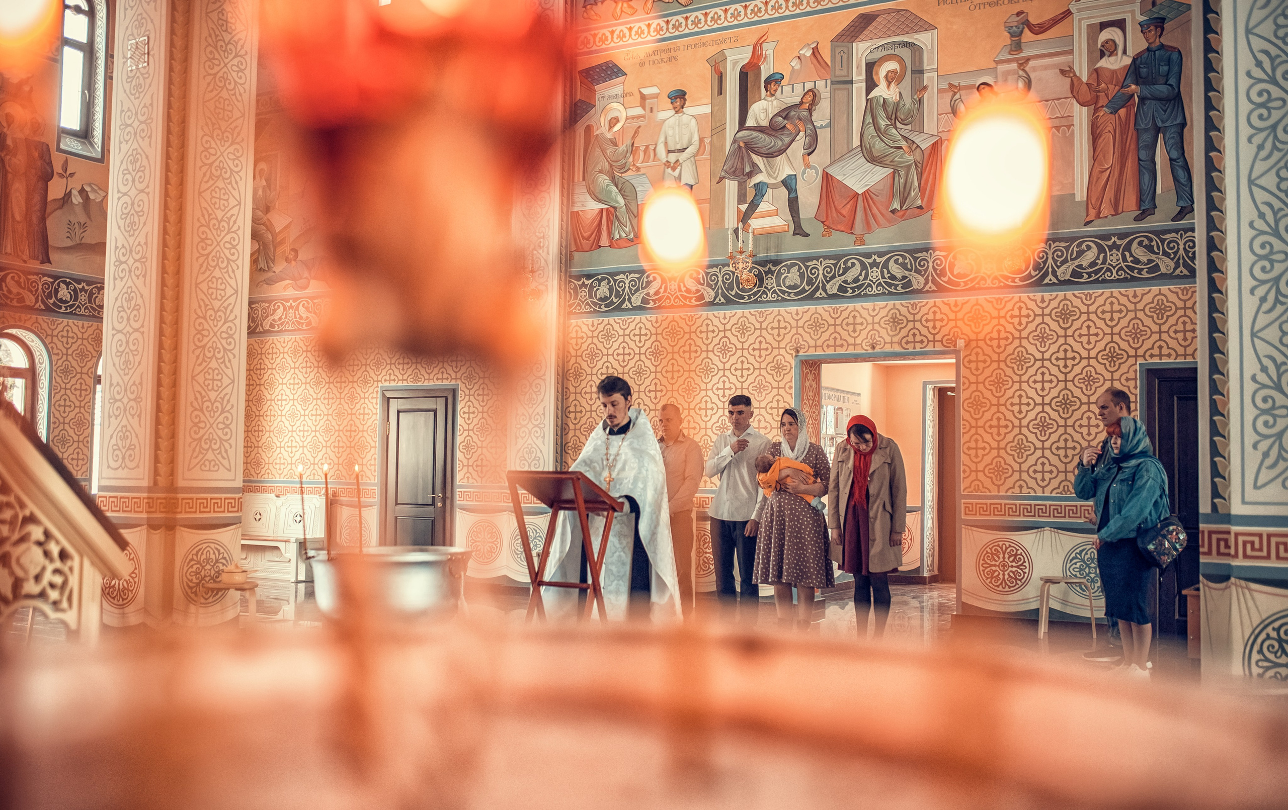 Церковь Матроны Московской в ЖК Цветы. Екатерина Крапивина фотограф церковных Таинств в Нижний Новгороде