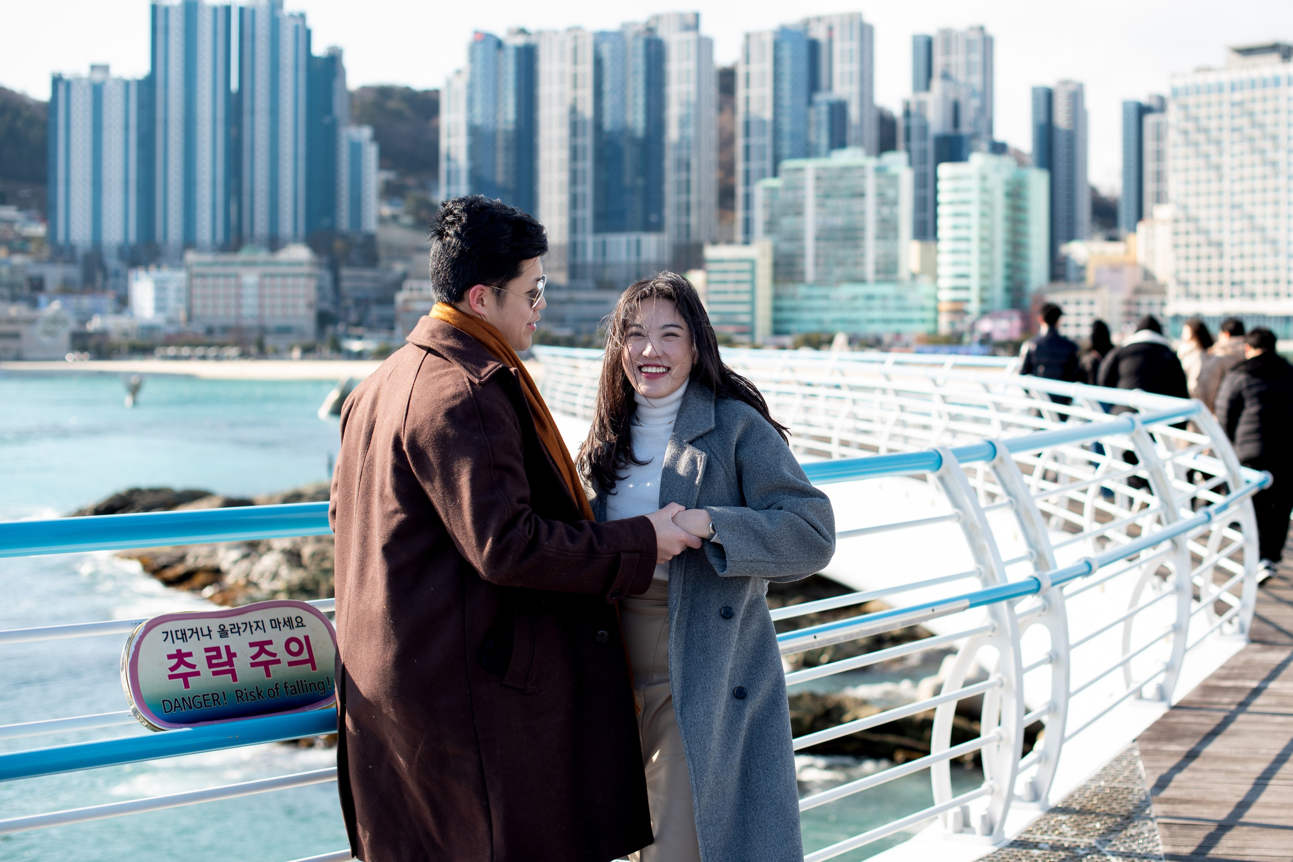Family photoset on Songdo beach in Busan. Busan photographer | Фотограф Пусан