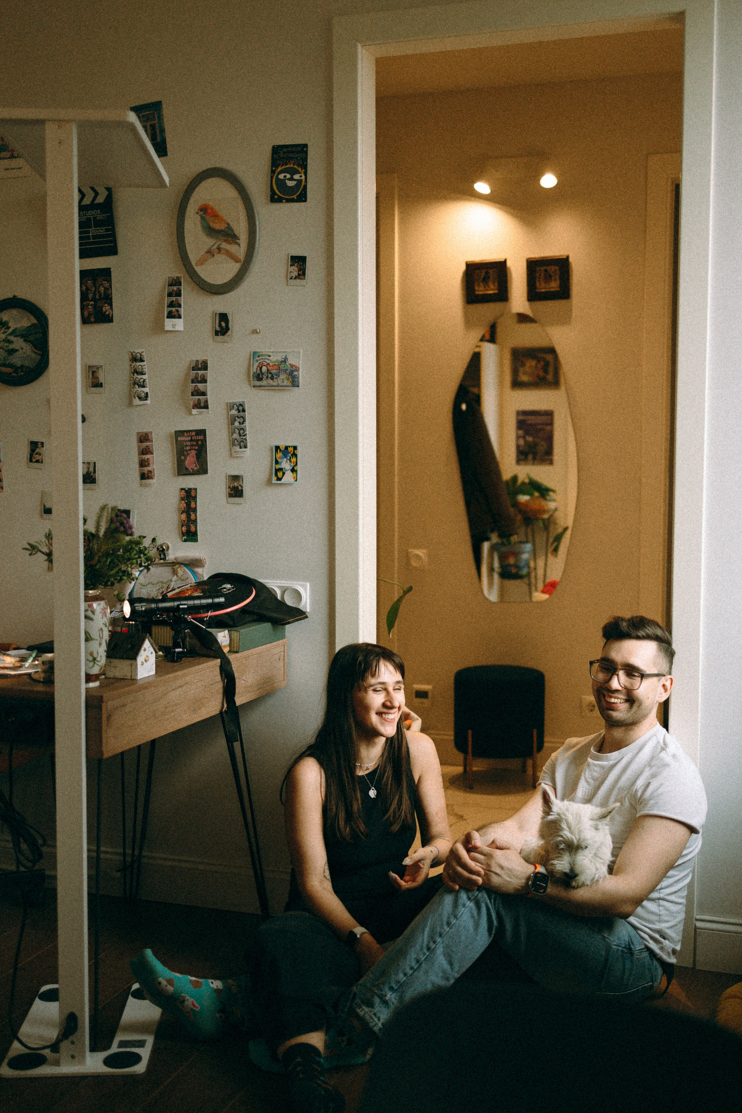 Снежуля, Мари и Саша. Фотограф анималист Анастасия Пикей