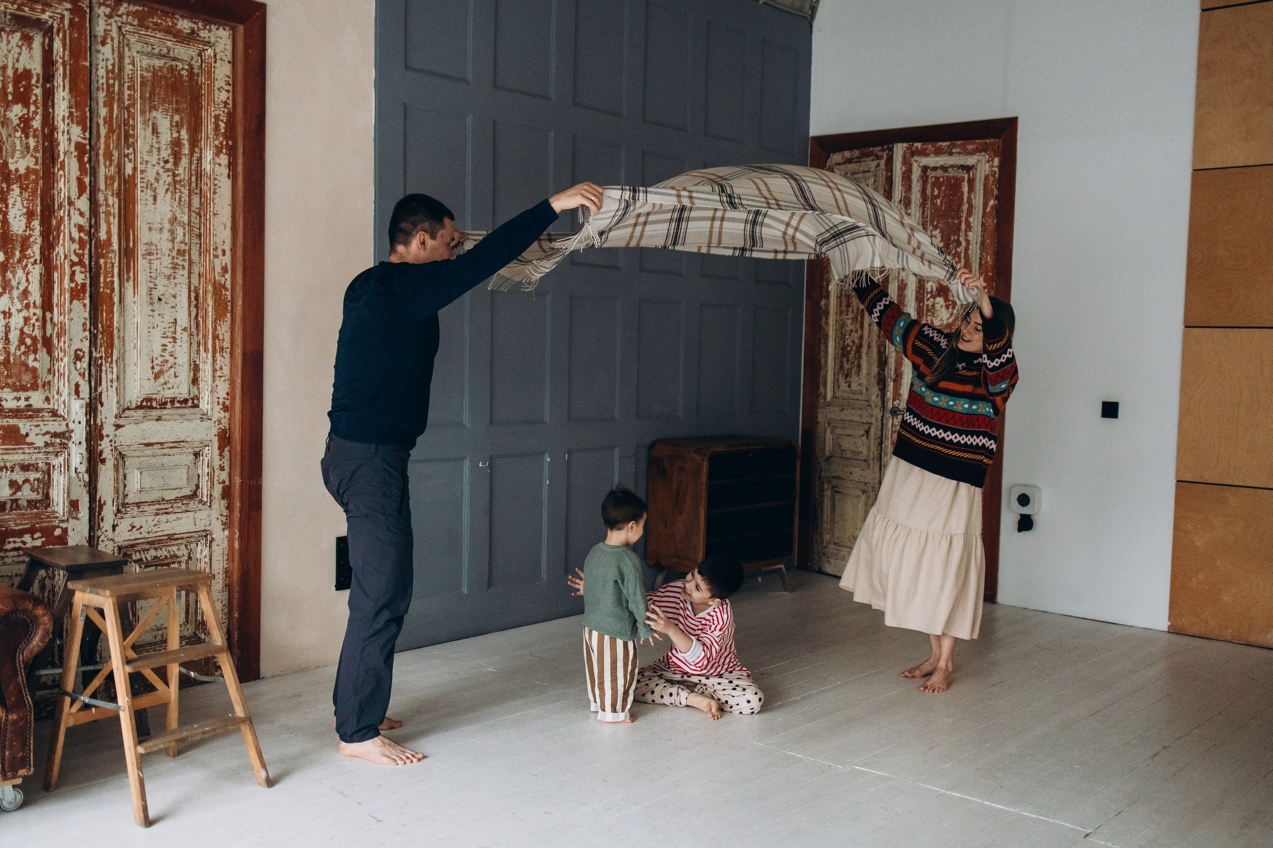 Оля, Андрей, Даня и Паша. Семейный фотограф в Москве Марина Петра